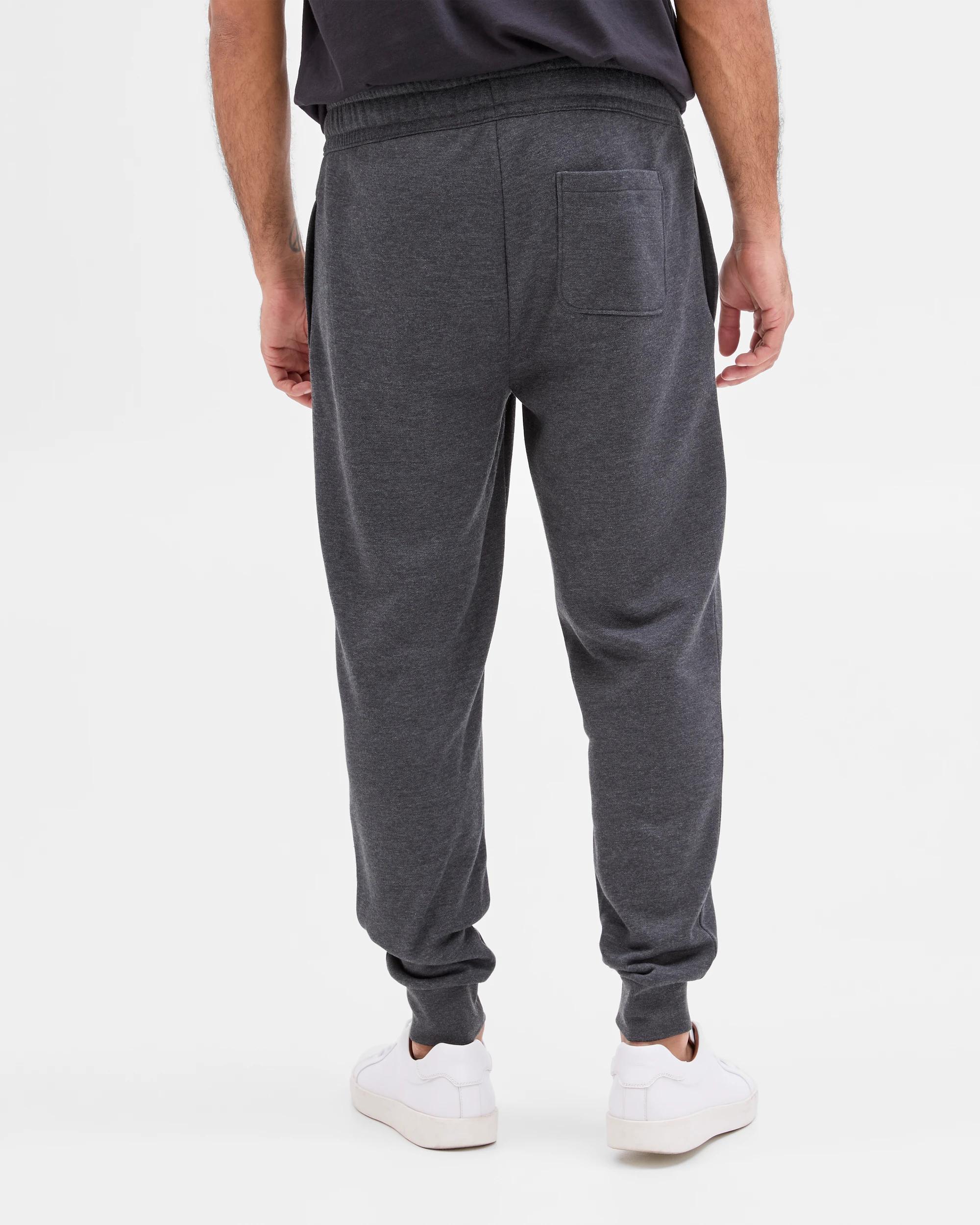 4 Target Man Australian Cotton Blend Cuffed Trackpants CHAR MARLE, 4 of 5