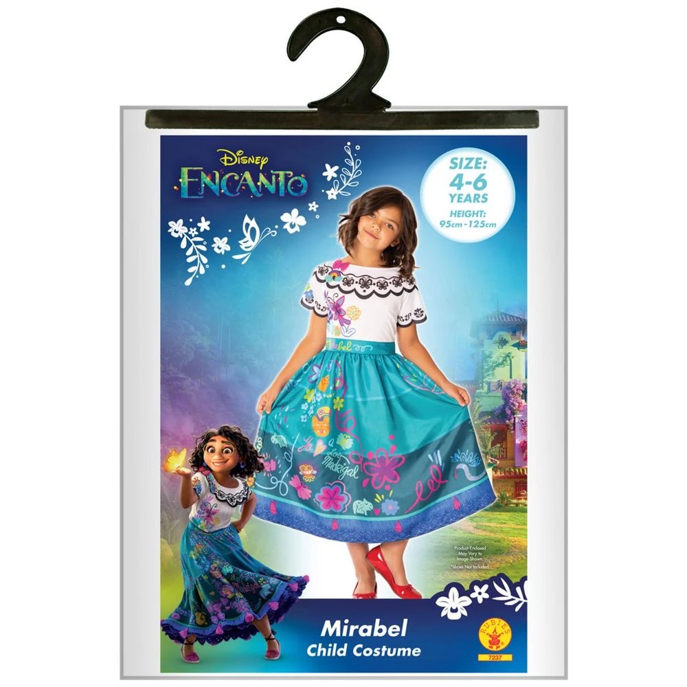 4 Rubies Encanto Mirabel Costume 4-6 Years, 4 of 4