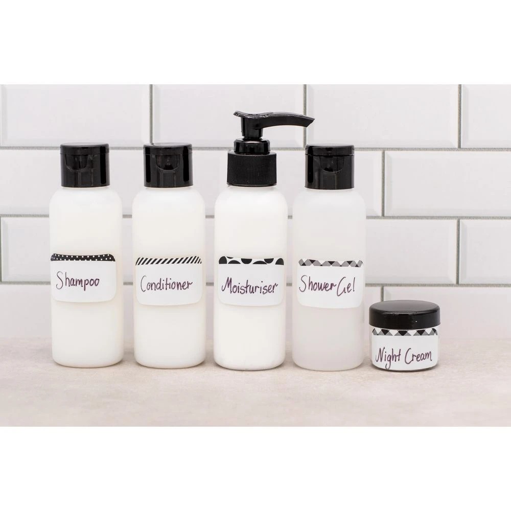 4 Avery 10UP Durable Storage Labels Black Patterns 5 Sheets, 4 of 6