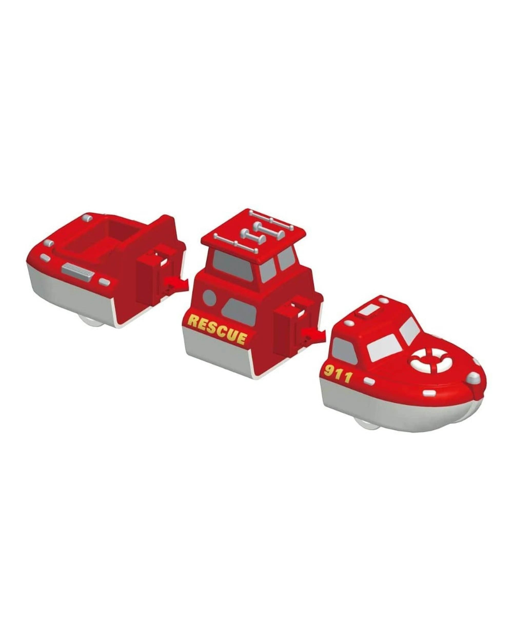 2 Magnetic Mix or Match Vehicles Fire and Rescue, 2 of 4
