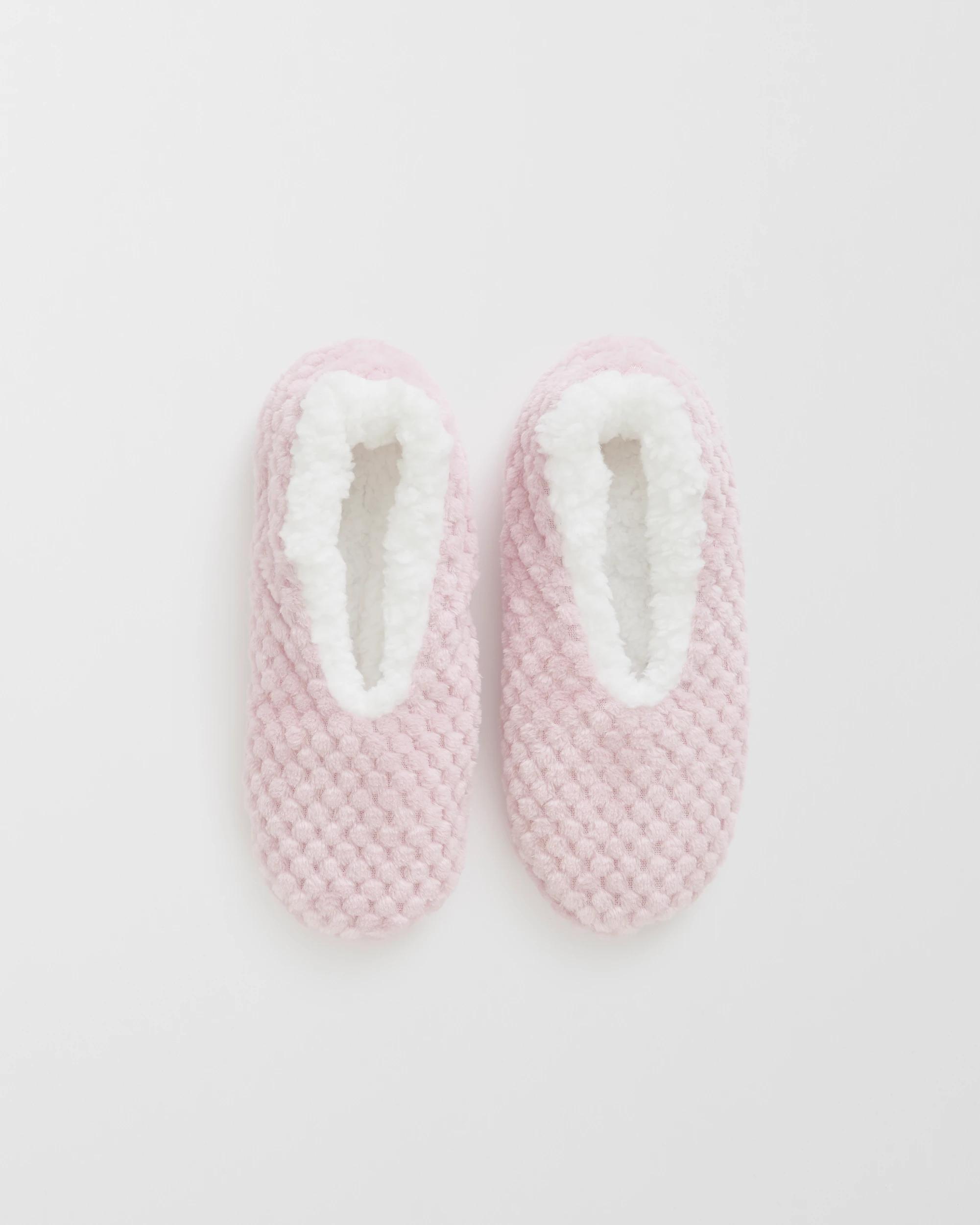 1 Target Woman Sockette Slipper Socks PINK, 1 of 4