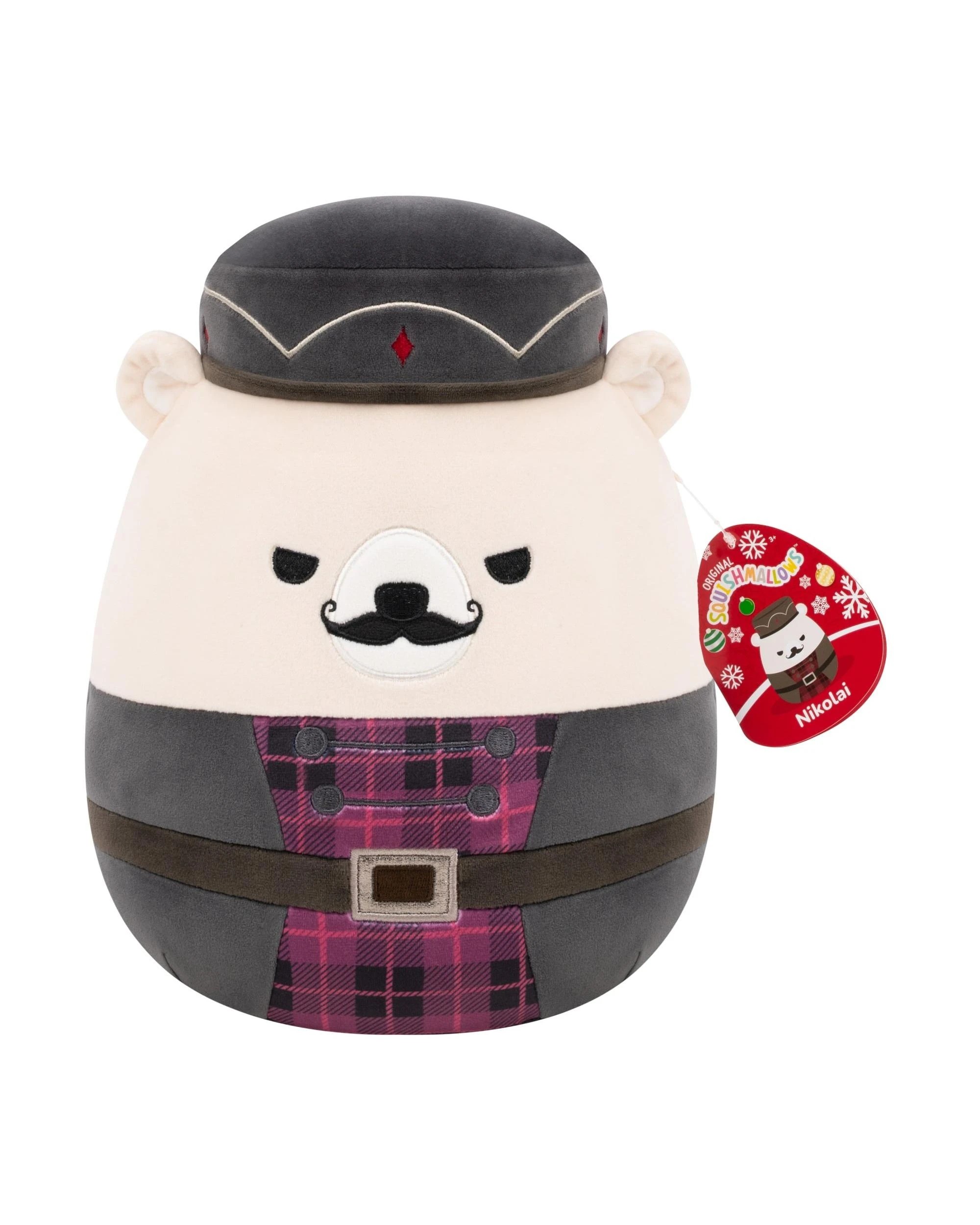 1 Squishmallows Christmas Nikolai the Nutcracker Bear 12 inch Plush, 1 of 4