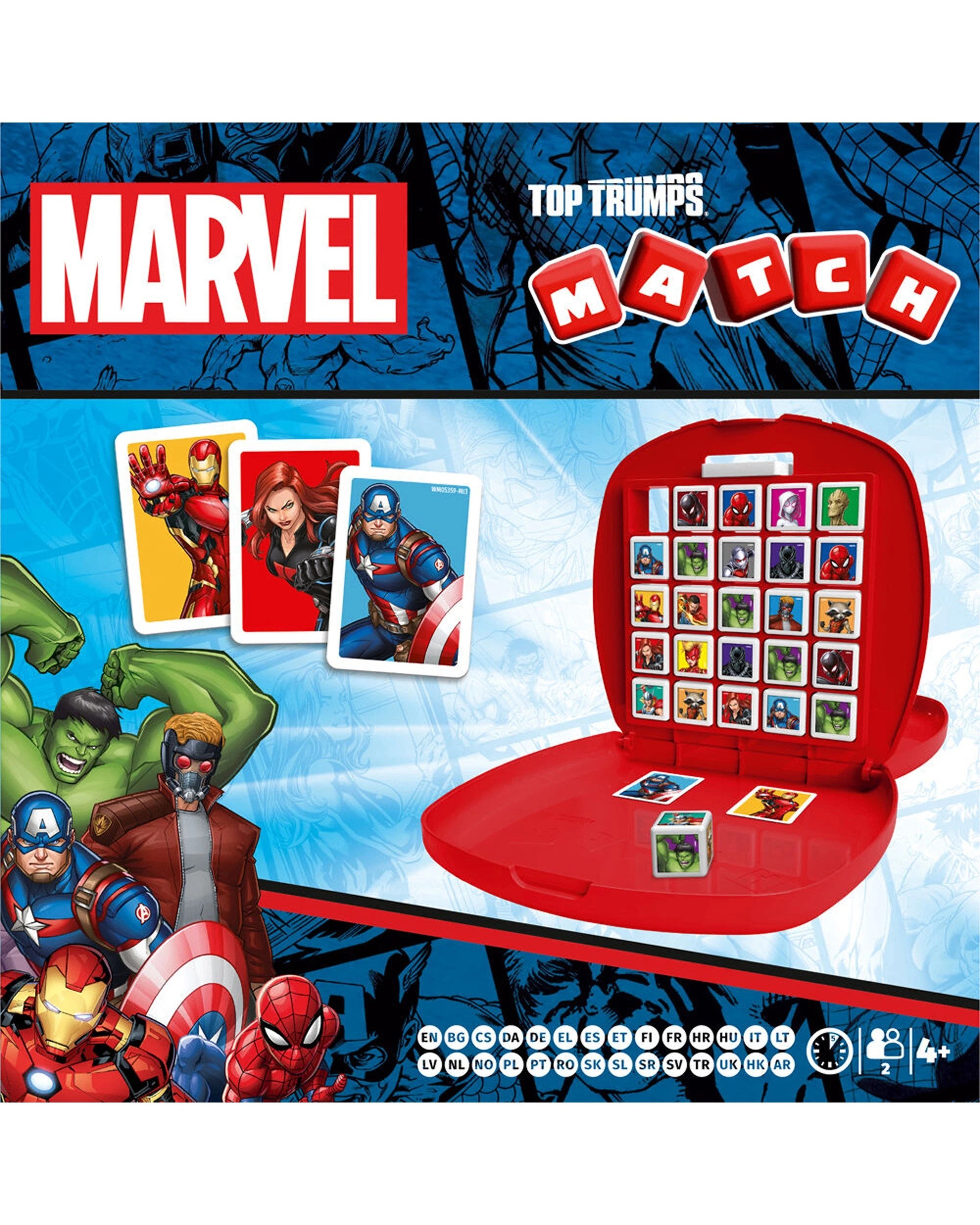 7 TOP TRUMPS Marvel Universe Edition 2025 Refresh Match Card Game - Multi, 7 of 7