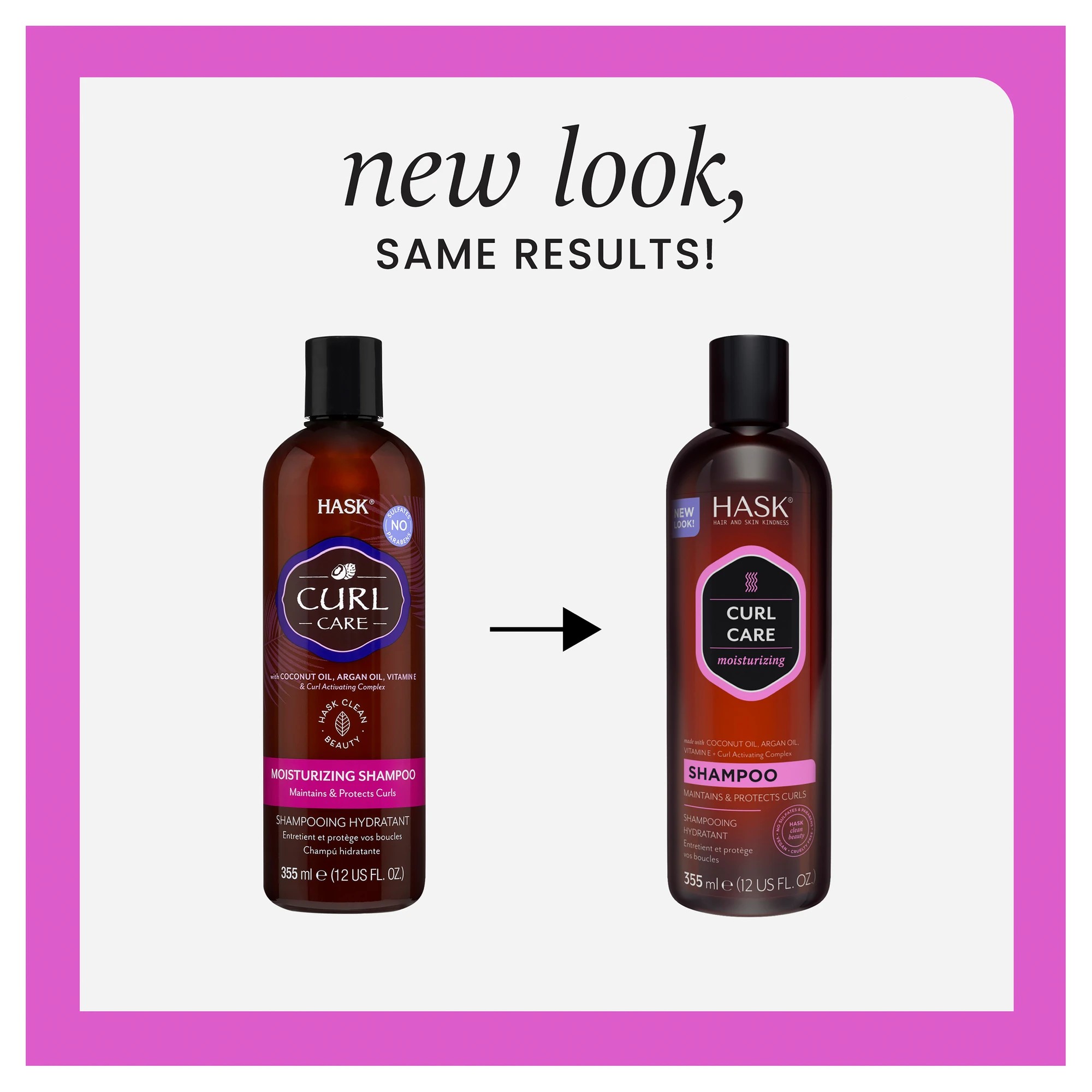 4 HASK Curl Care Moisturizing Shampoo 355ml - Coconut Oil, Argan Oil, Vitamin E and Curl Activating Complex, 4 of 10