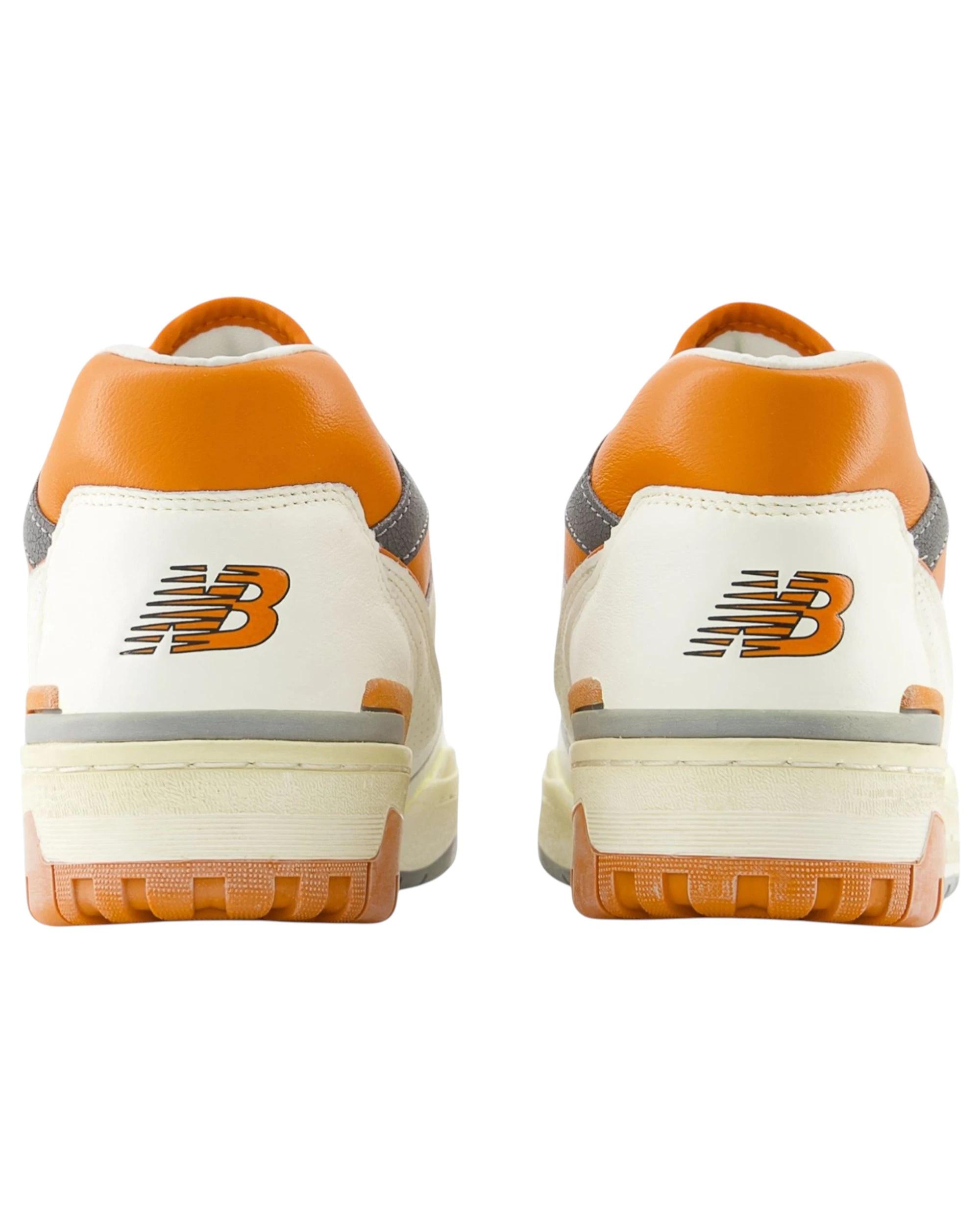 5 New Balance Mens 550 White/ Orange Athletic Shoes WHITE/ORANGE, 5 of 5