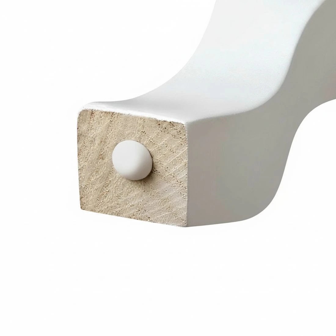 7 Artiss Bedside Table 2 Drawers - White, 7 of 7