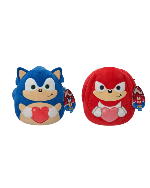 20cm Original Squishmallows Sonic the Hedgehog Valentine's Day Plush Toy - Assorted