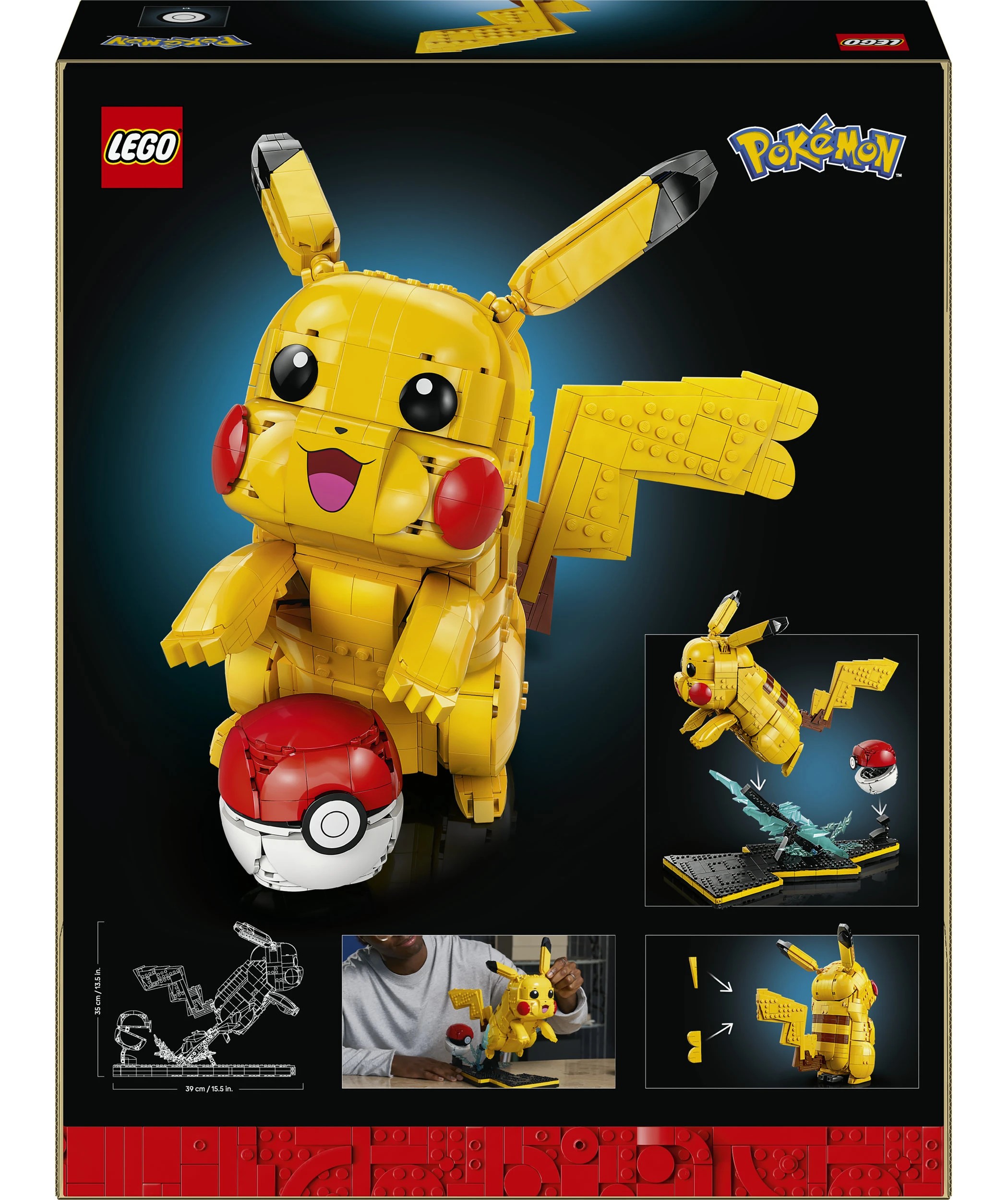 10 LEGO Pokemon Pikachu and Poke Ball 72152, 10 of 10