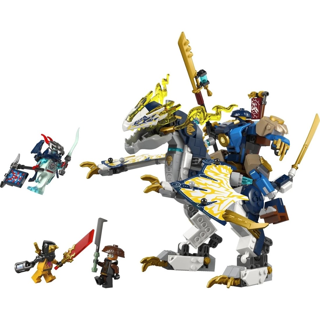 3 LEGO NINJAGO Rogue’s Mech Dragon Rider 71843, 3 of 11