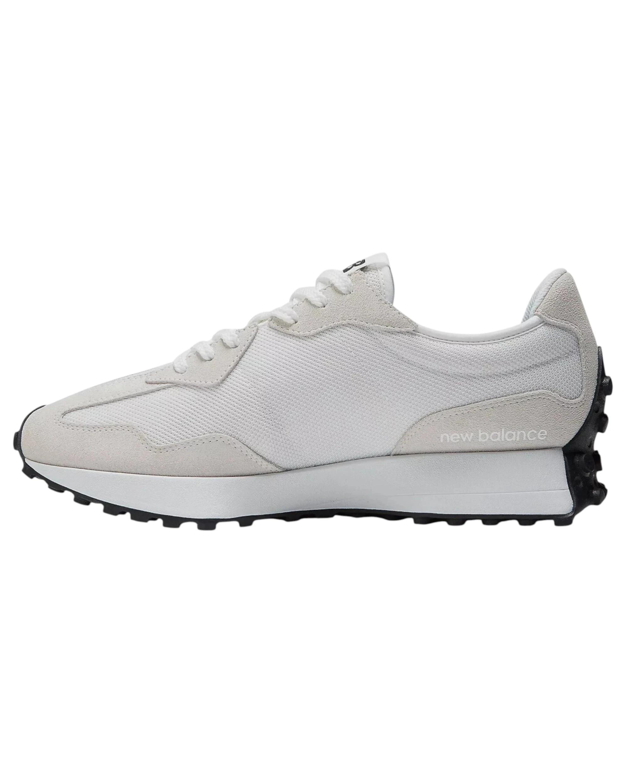 6 New Balance Mens 327 Athletic Shoes WHITE/BLACK, 6 of 6