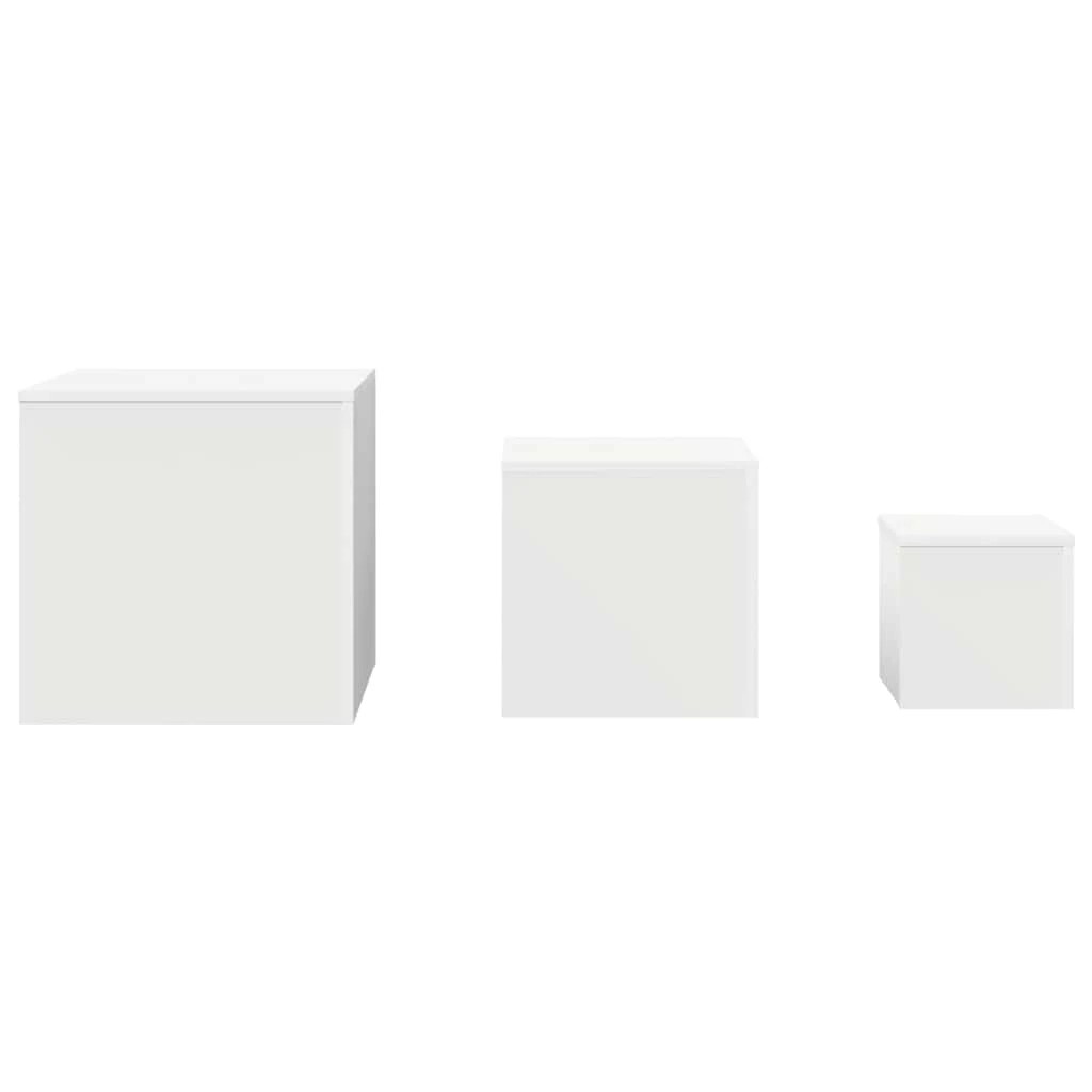 6 Vidaxl Side Table End Table - White, 6 of 10