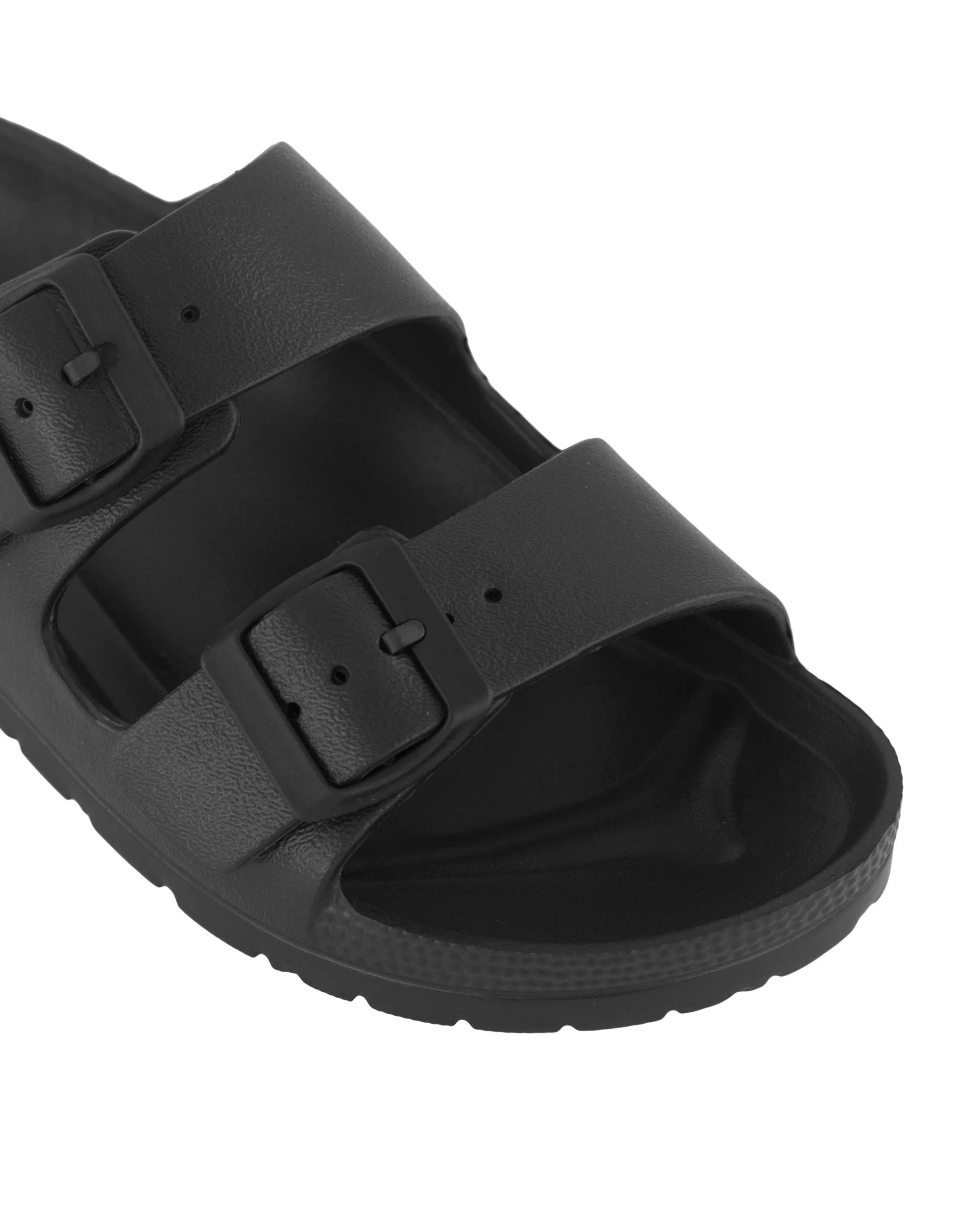 3 Two Band Beach Slides Black, 3 of 3