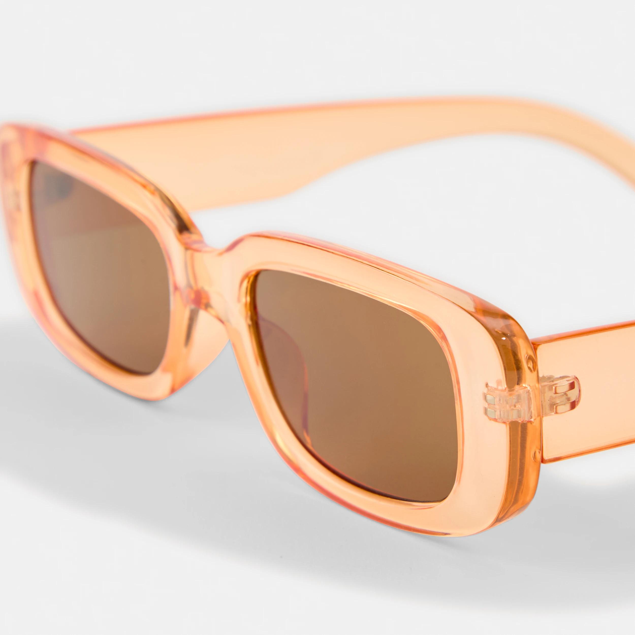 4 Rectangle Classic Sunglasses Trn Honey, 4 of 5