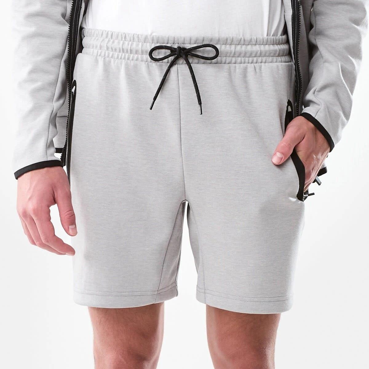 2 Active Mens Sports Shorts GREY MARLE CORE, 2 of 6