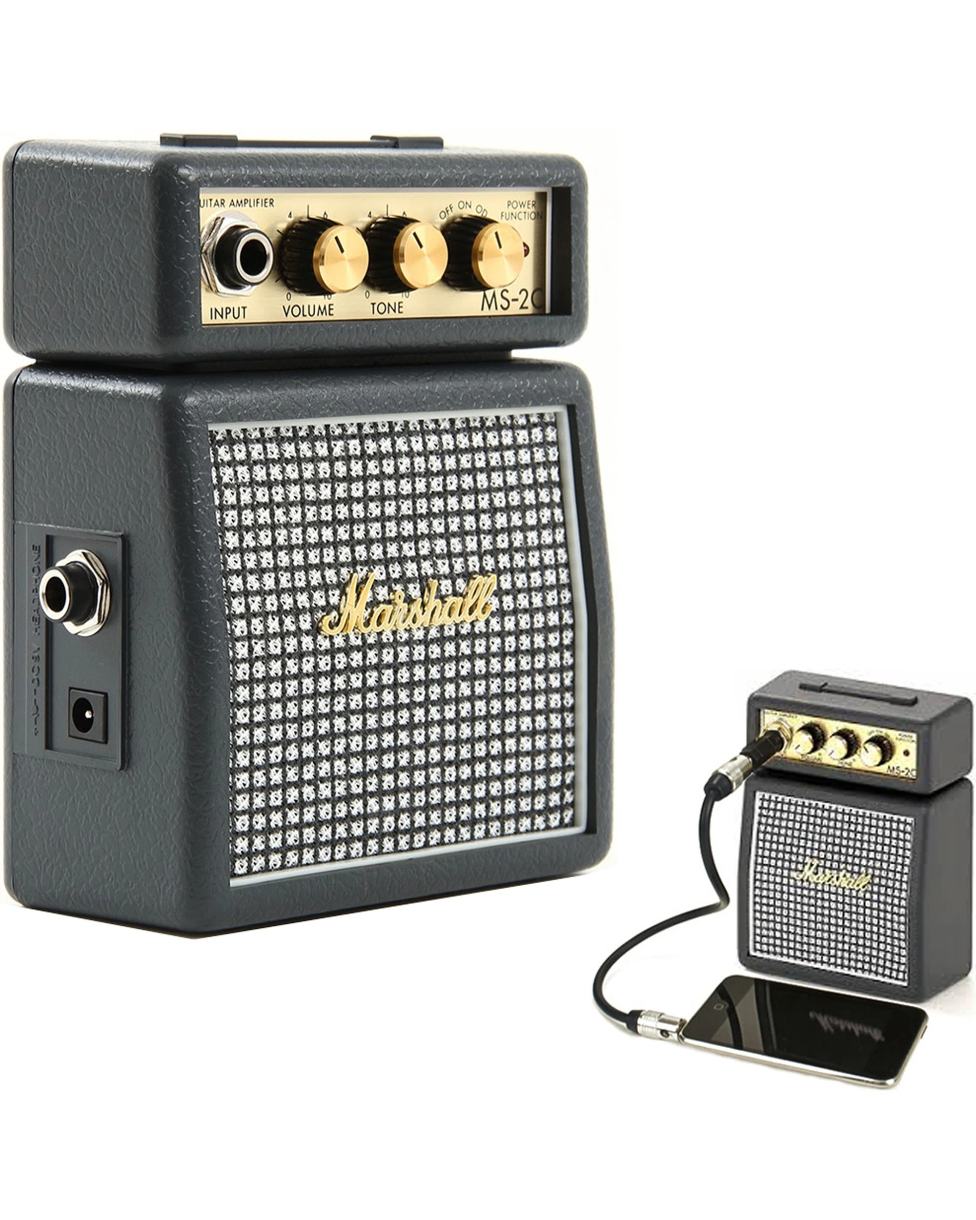 1 Marshall Classic Portable Micro Amplifier Amp Speaker For Electric Guitar - Black, 1 of 3