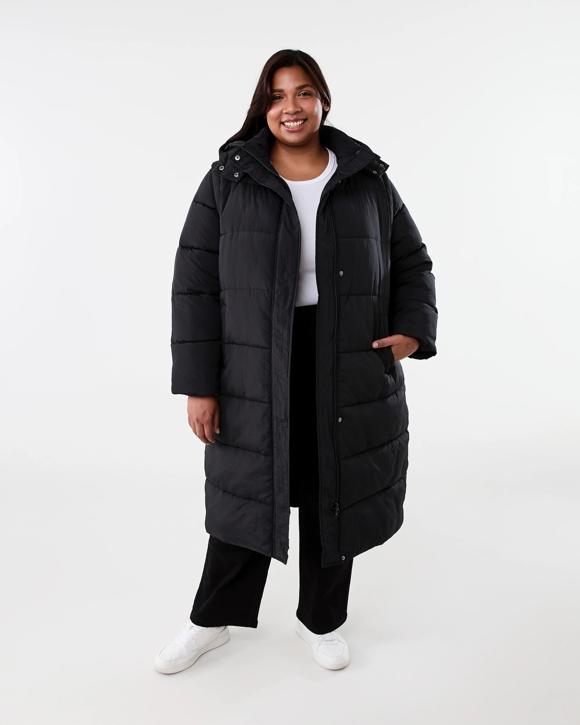 Curve Long Sleeve Hybrid Puffer Jacket