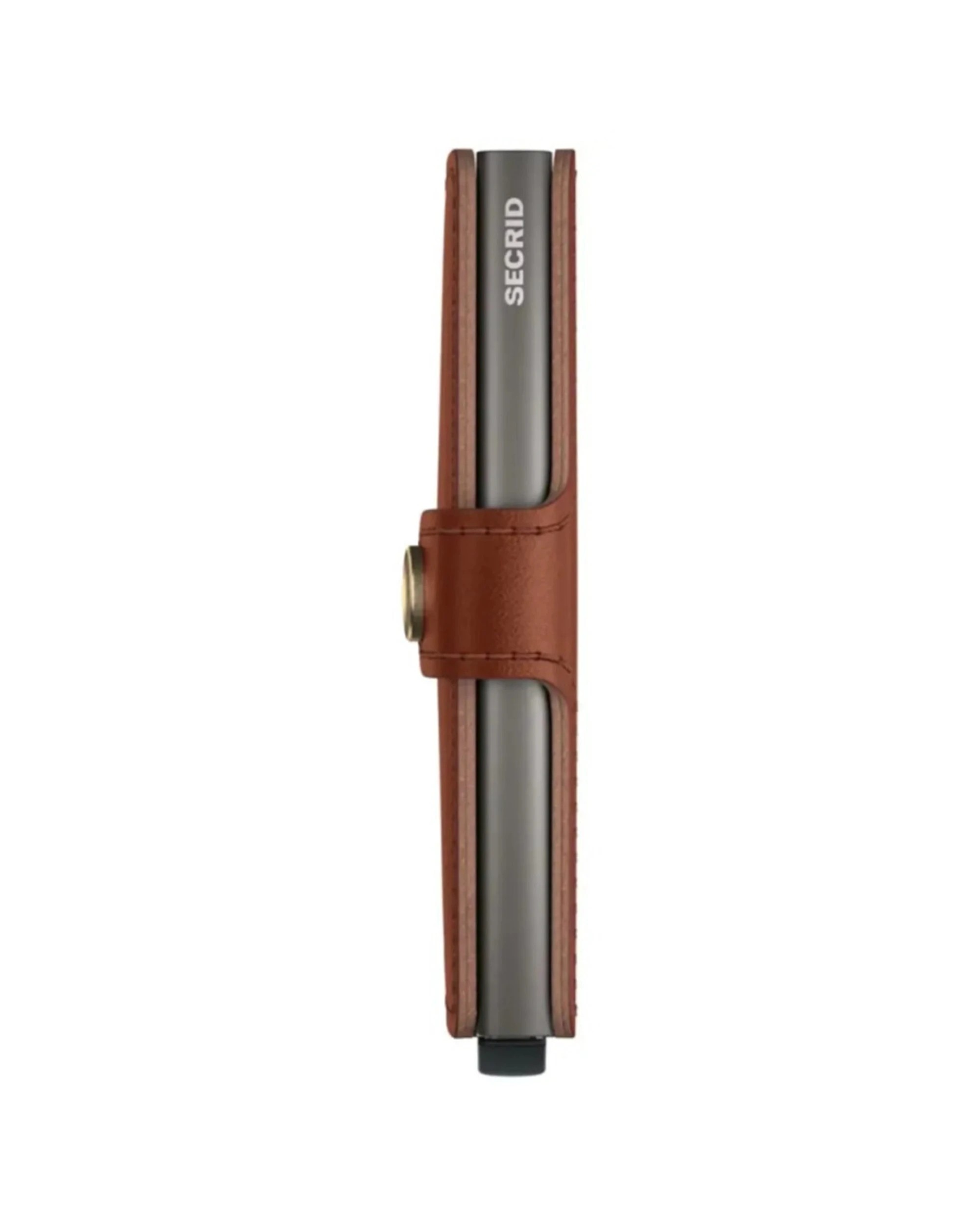 5 Secrid Miniwallet Compact RFID Travel Wallet European Leather Texano Saddle - Brown, 5 of 5