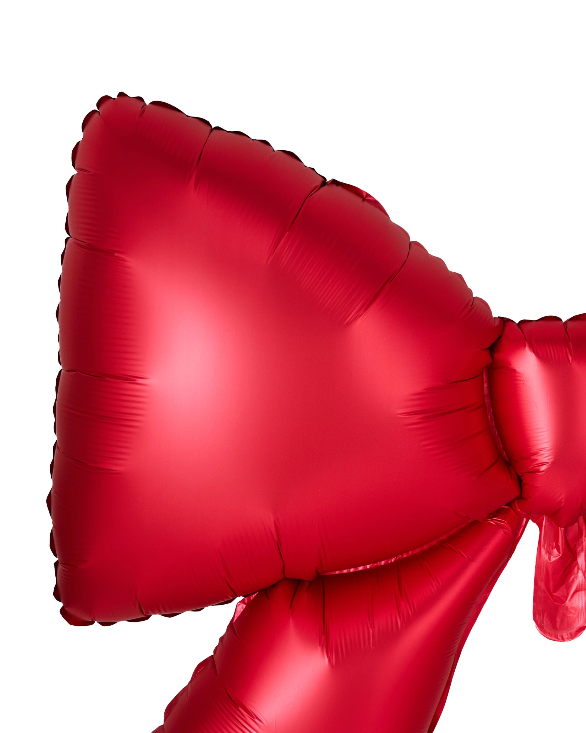 2 Red Bow Foil Balloon, 2 of 5