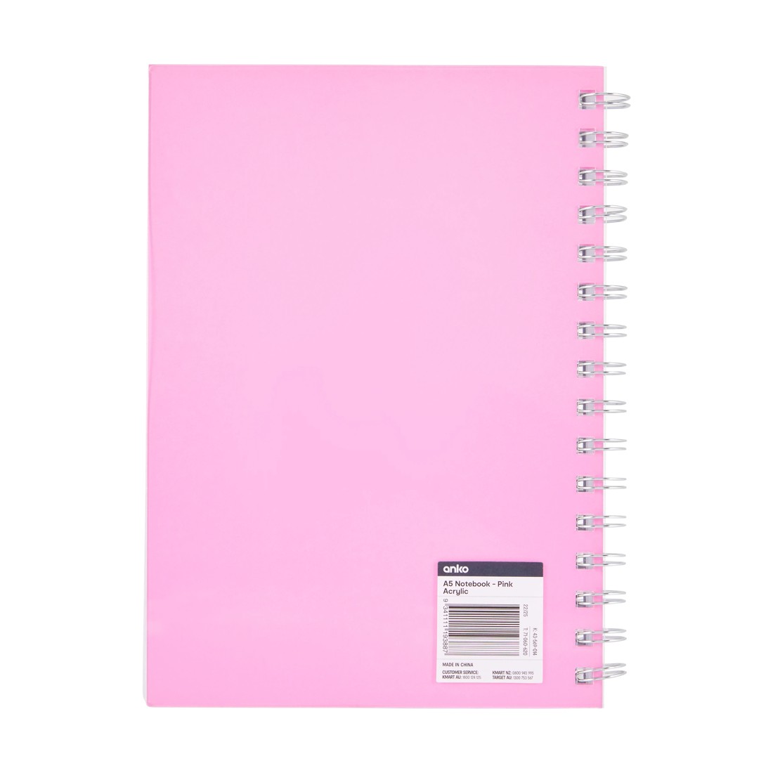 4 A5 Notebook - Pink, Acrylic, 4 of 4