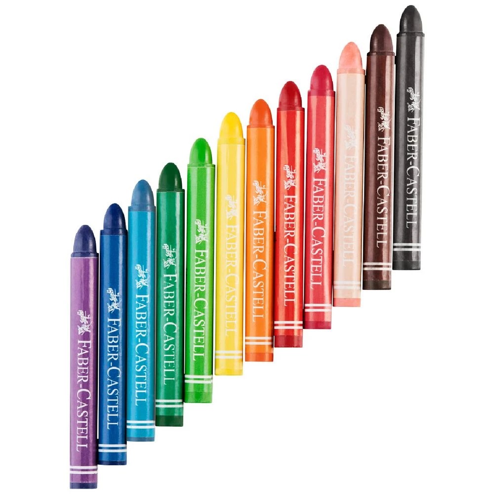 2 Faber-Castell Jumbo Wax Crayons 12 Pack, 2 of 5