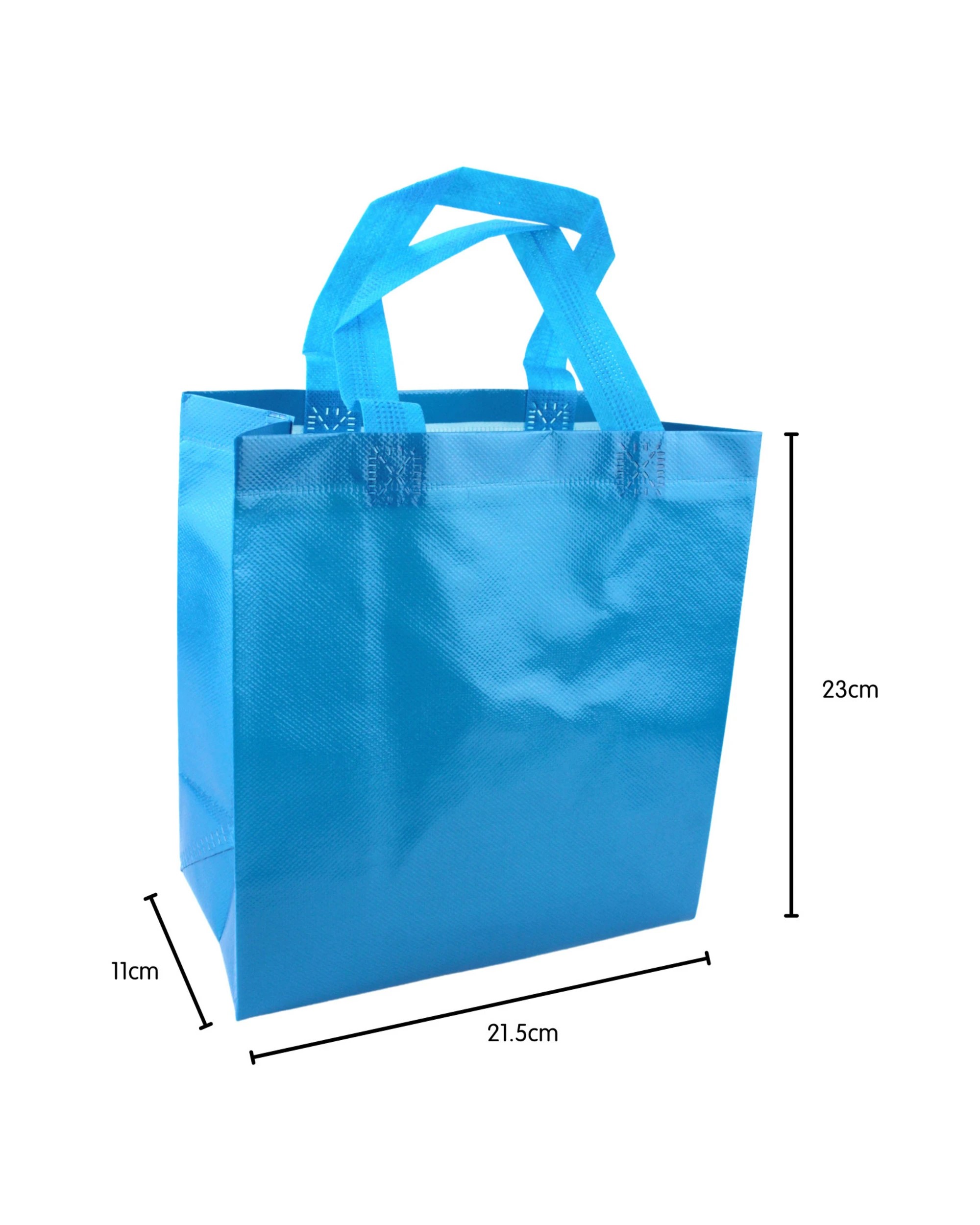 2 Partyrama Party Tote Bags Pack of 12 - Blue, 2 of 3