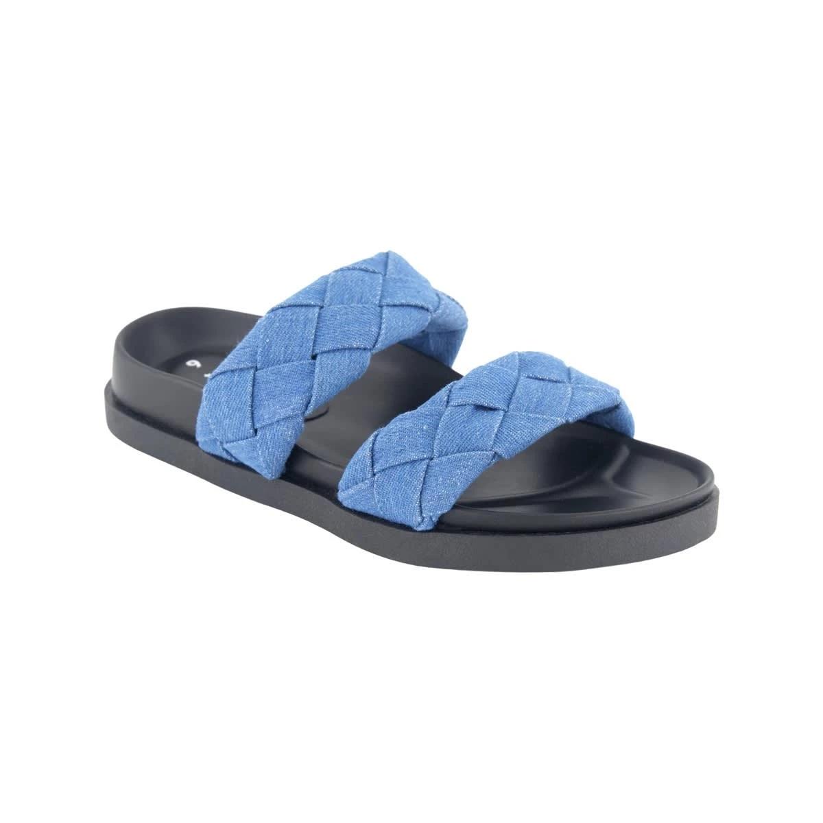 1 Braided Band Slides Denim, 1 of 4