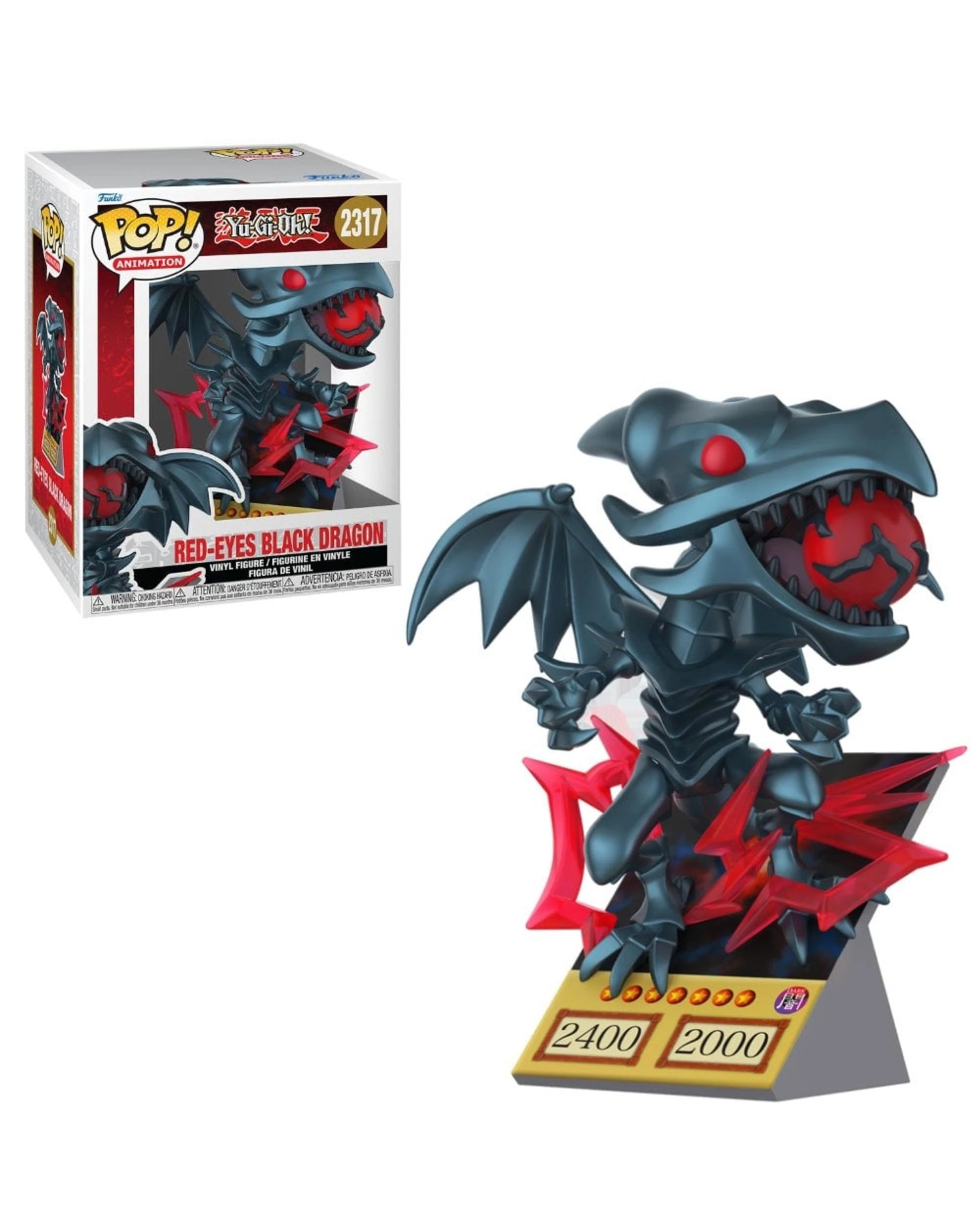 1 Yu-Gi-Oh Red Eyes Black Dragon Funko POP! Premium, 1 of 3