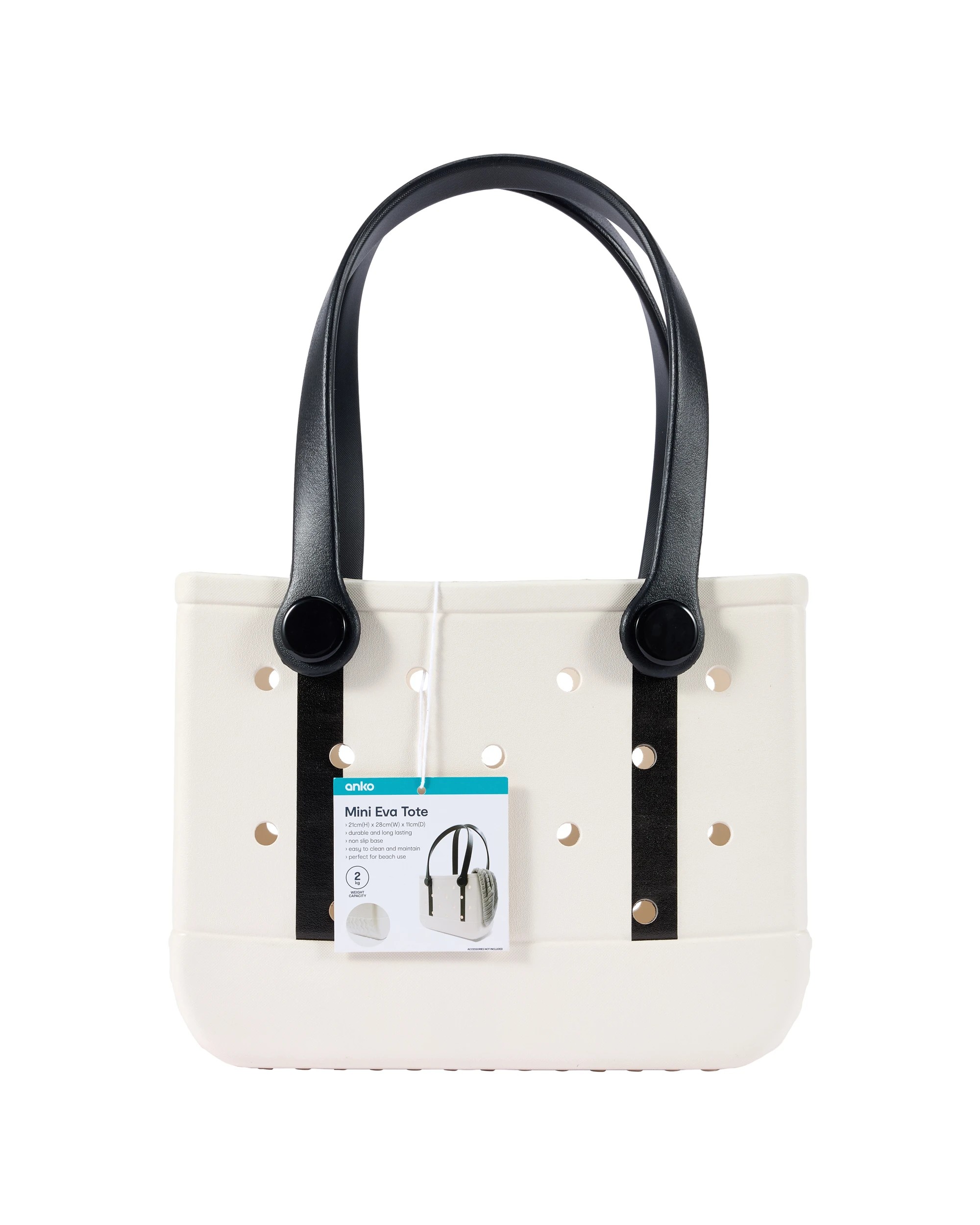 4 Mini EVA Tote - White, 4 of 4