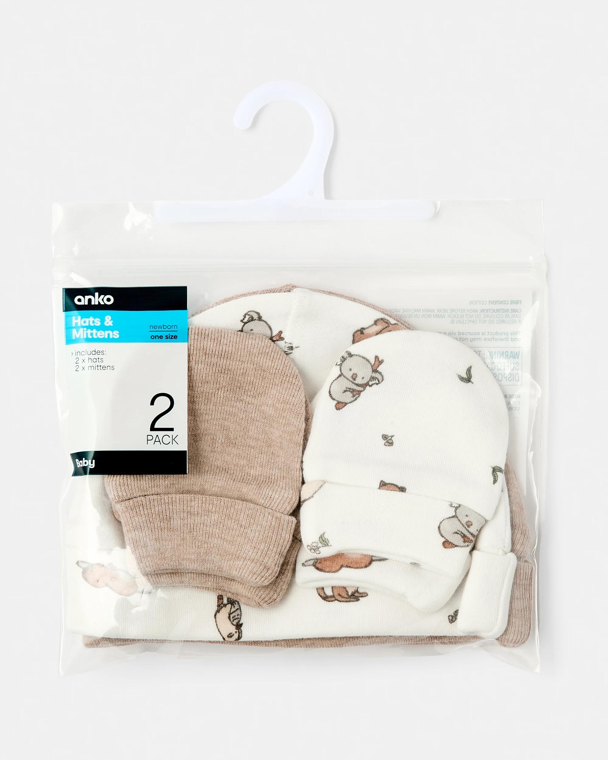 8 Newborn Hat and Mittens Set Animals, 8 of 8