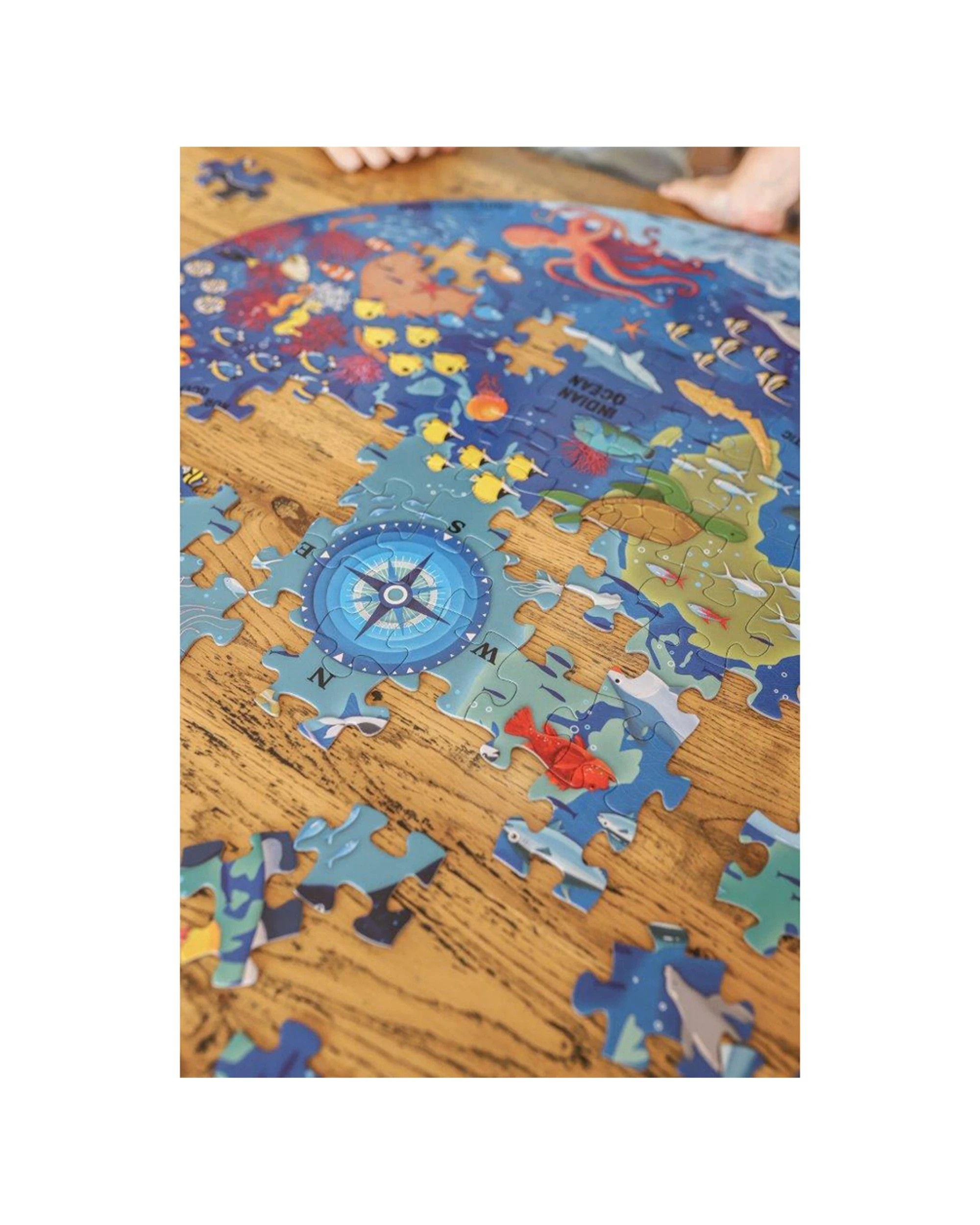 2 Sassi Junior 205pc The Sea Puzzle & Book Set Kids Educational - Multi, 2 of 3