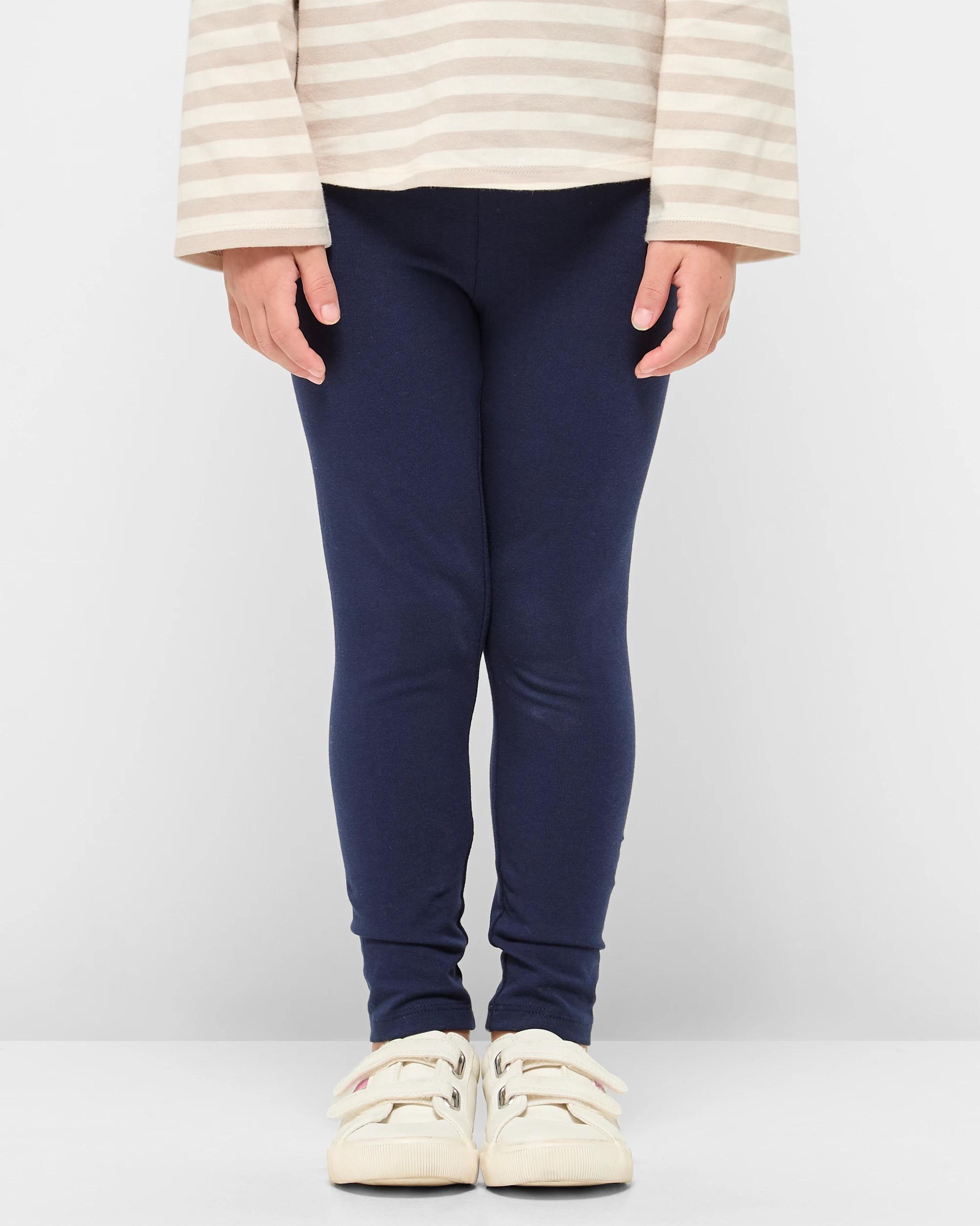 1 Target Kids Australian Cotton Leggings NAVY, 1 of 5