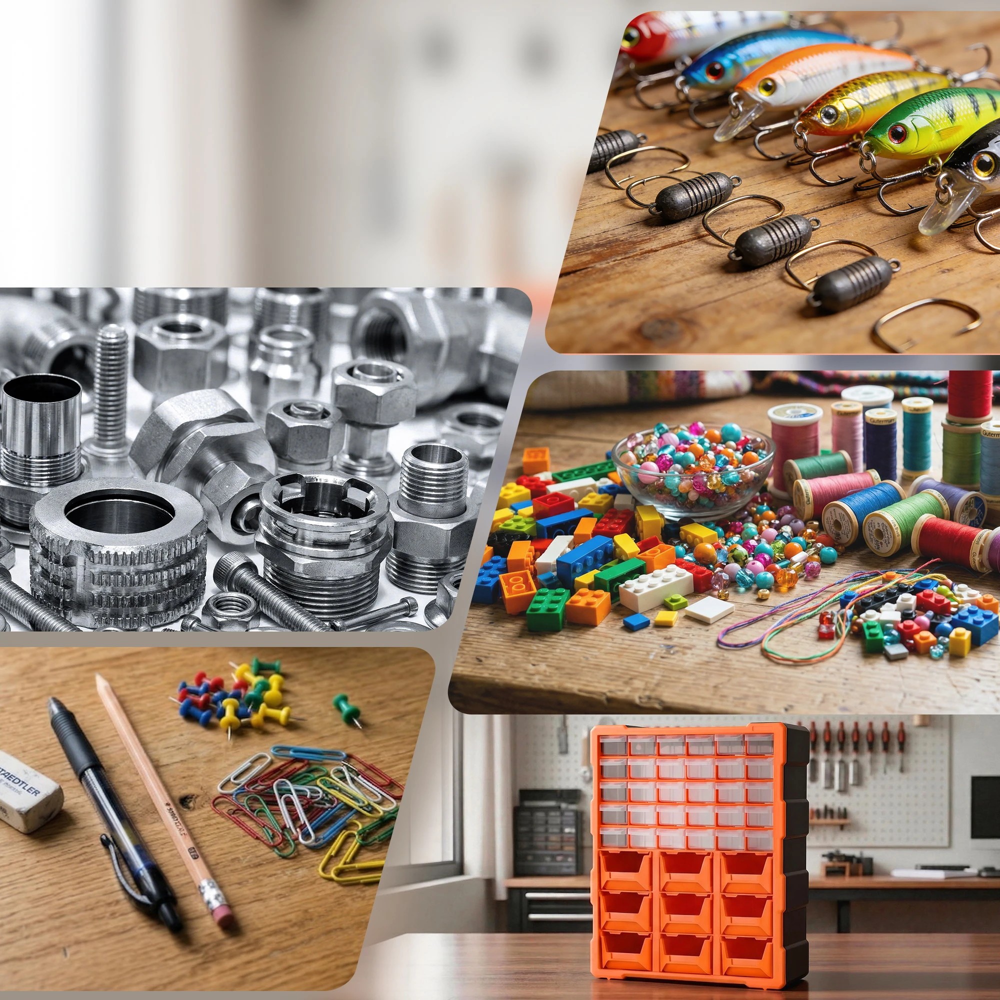 7 Giantz Tool Organizer 39-Drawer Hardware Cabinet Screw Storage Box Anti-Drop - Multi, 7 of 9
