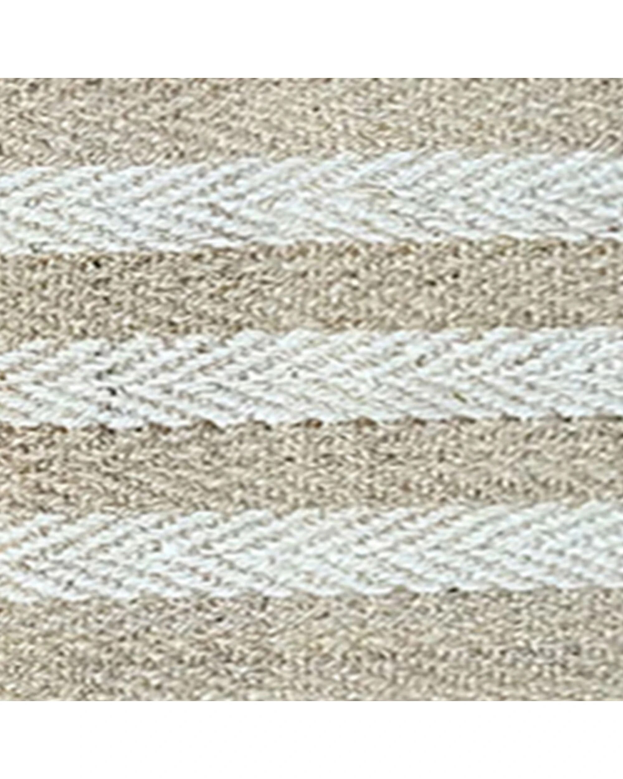 2 Solemate Jute 2 Tone Stripes Outdoor Doormat 80x300cm - Natural, 2 of 2