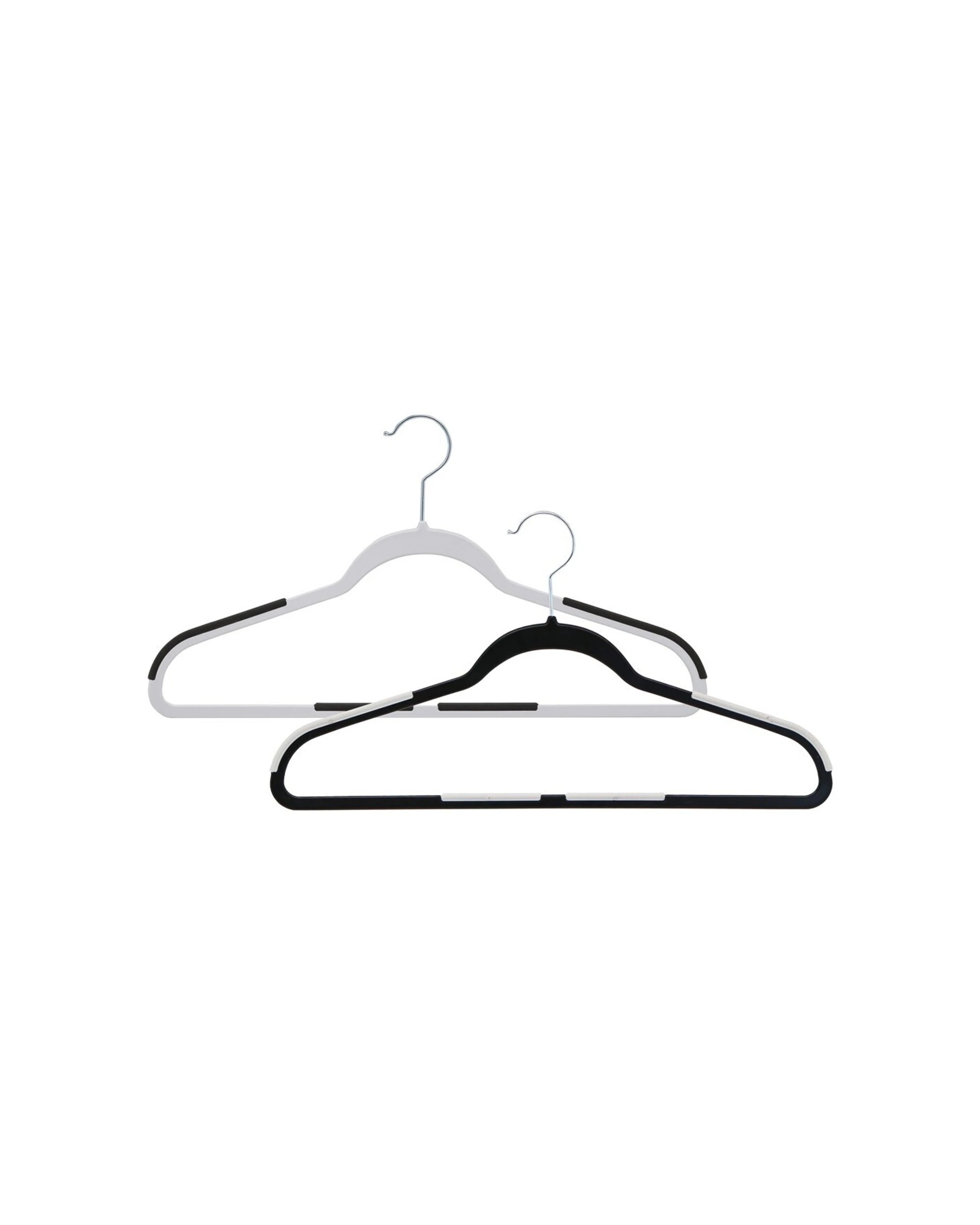 3 10pk Boxsweden Plastic Hangers 45cm W/ Anti Slip Tpr Closet Organiser - Assorted, 3 of 3