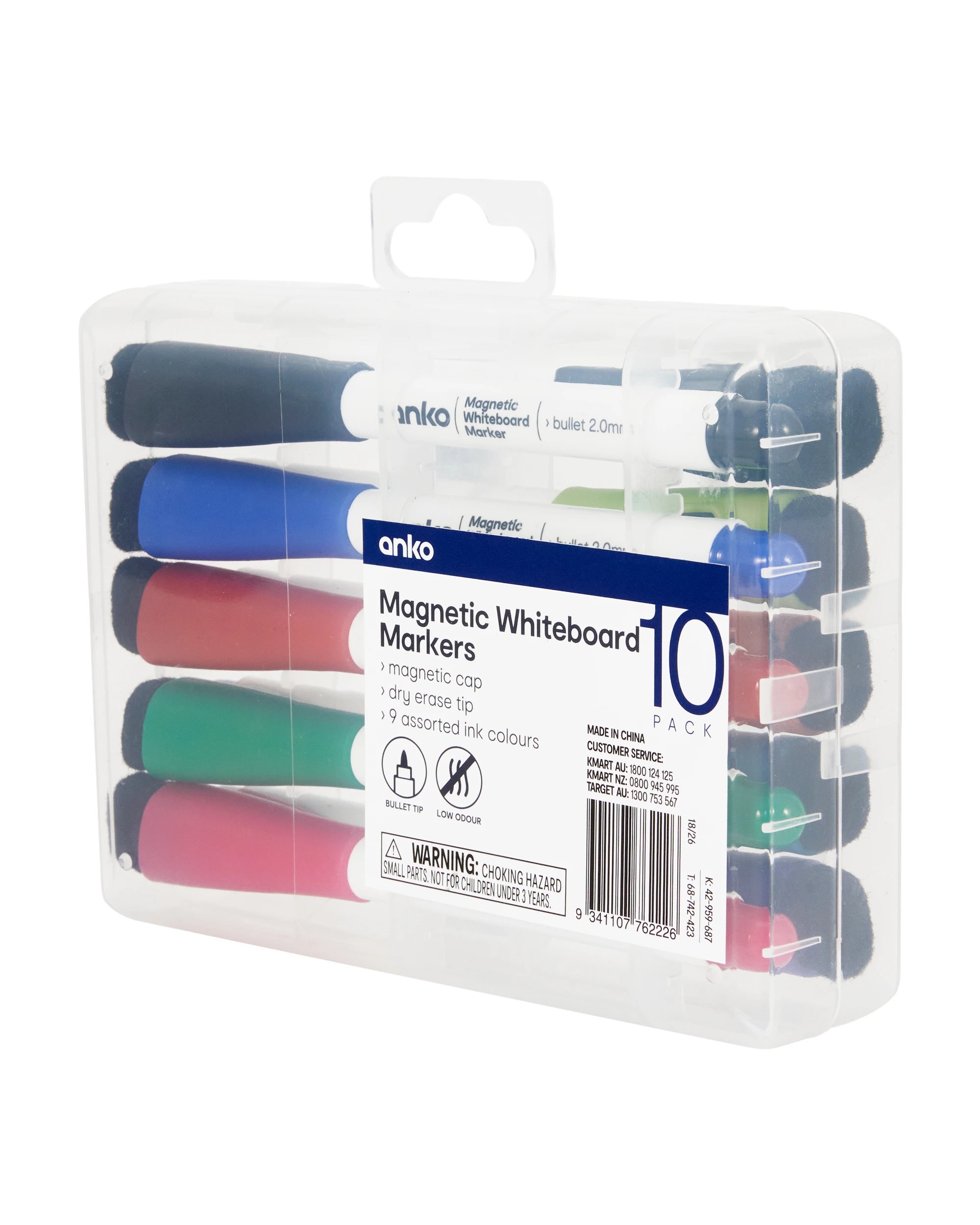 2 10 Pack Magnetic Whiteboard Markers, 2 of 6