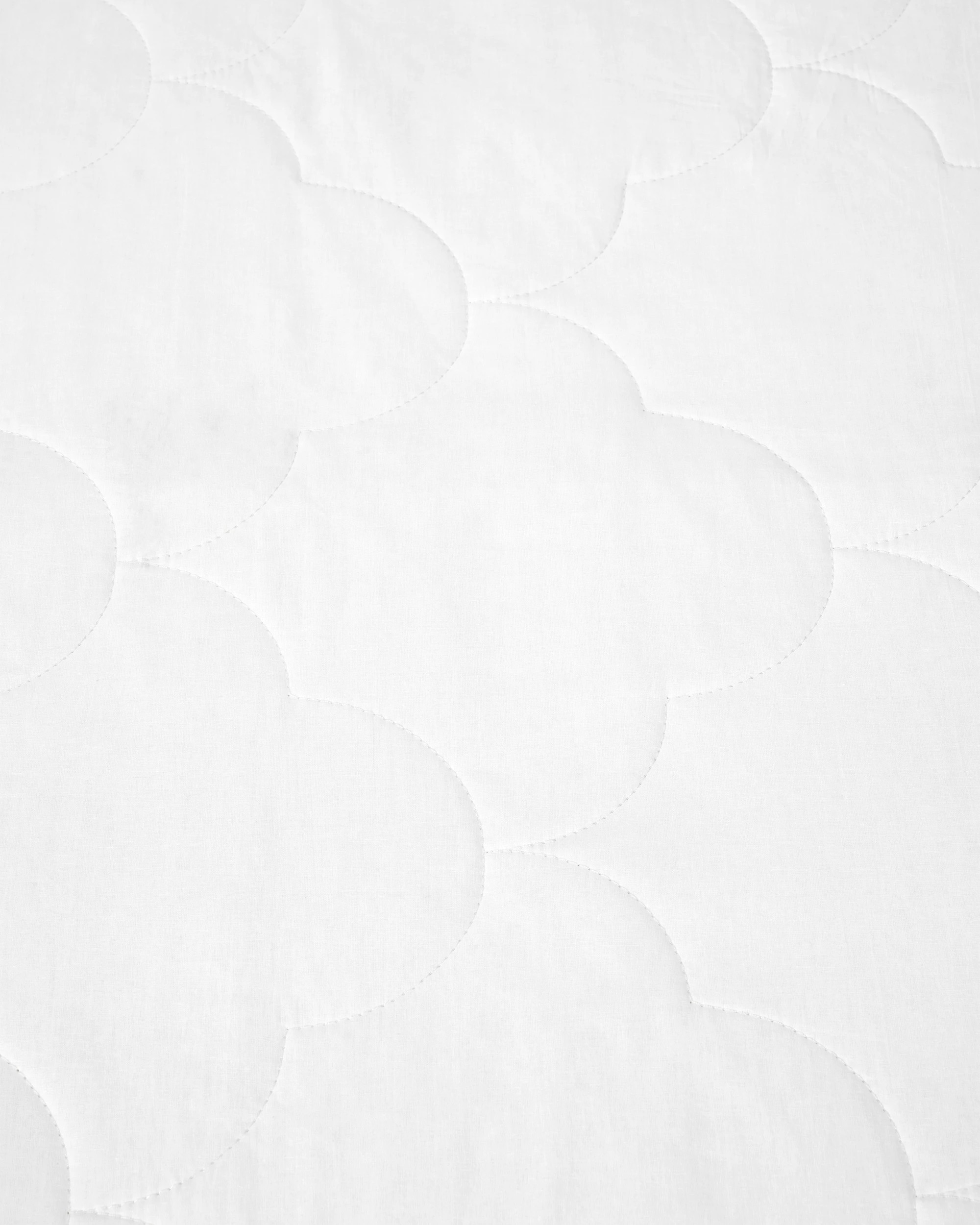 3 Low Warmth Summer Cotton Quilt - Single Bed, White, 3 of 4