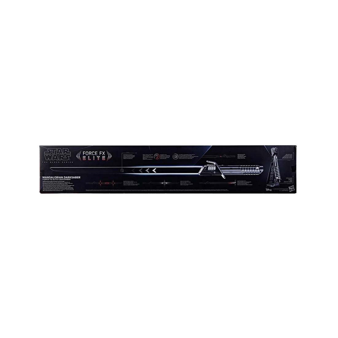 2 Hasbro Star Wars The Black Series Mandalorian Darksaber Force FX Elite Lightsaber, 2 of 8