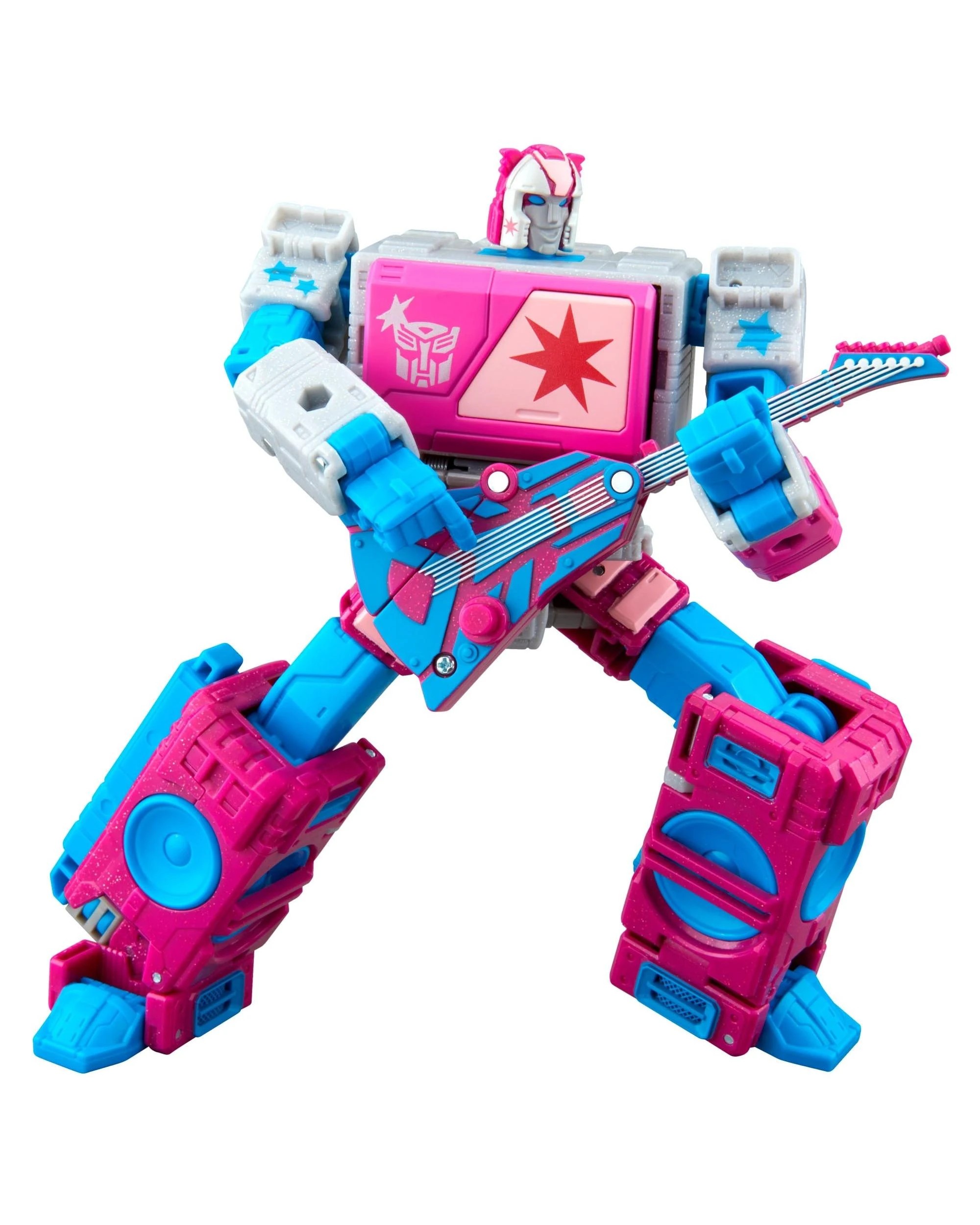 3 Transformers Jem and the Holograms Autobot Blaster and KP Glit, KP Sundor, and KP Rosanna, 3 of 10