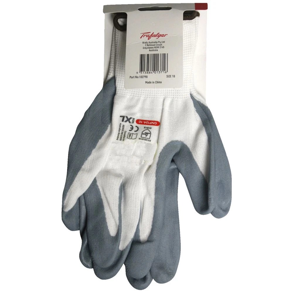 2 Trafalgar Foam Nitrile Gloves Size 10, 2 of 2