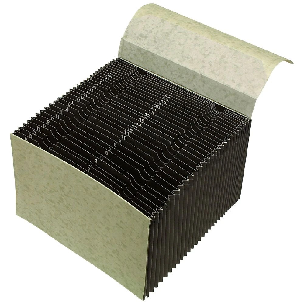 1 Marbig A-Z Foolscap Expanding File with Flap 31 Pockets, 1 of 1