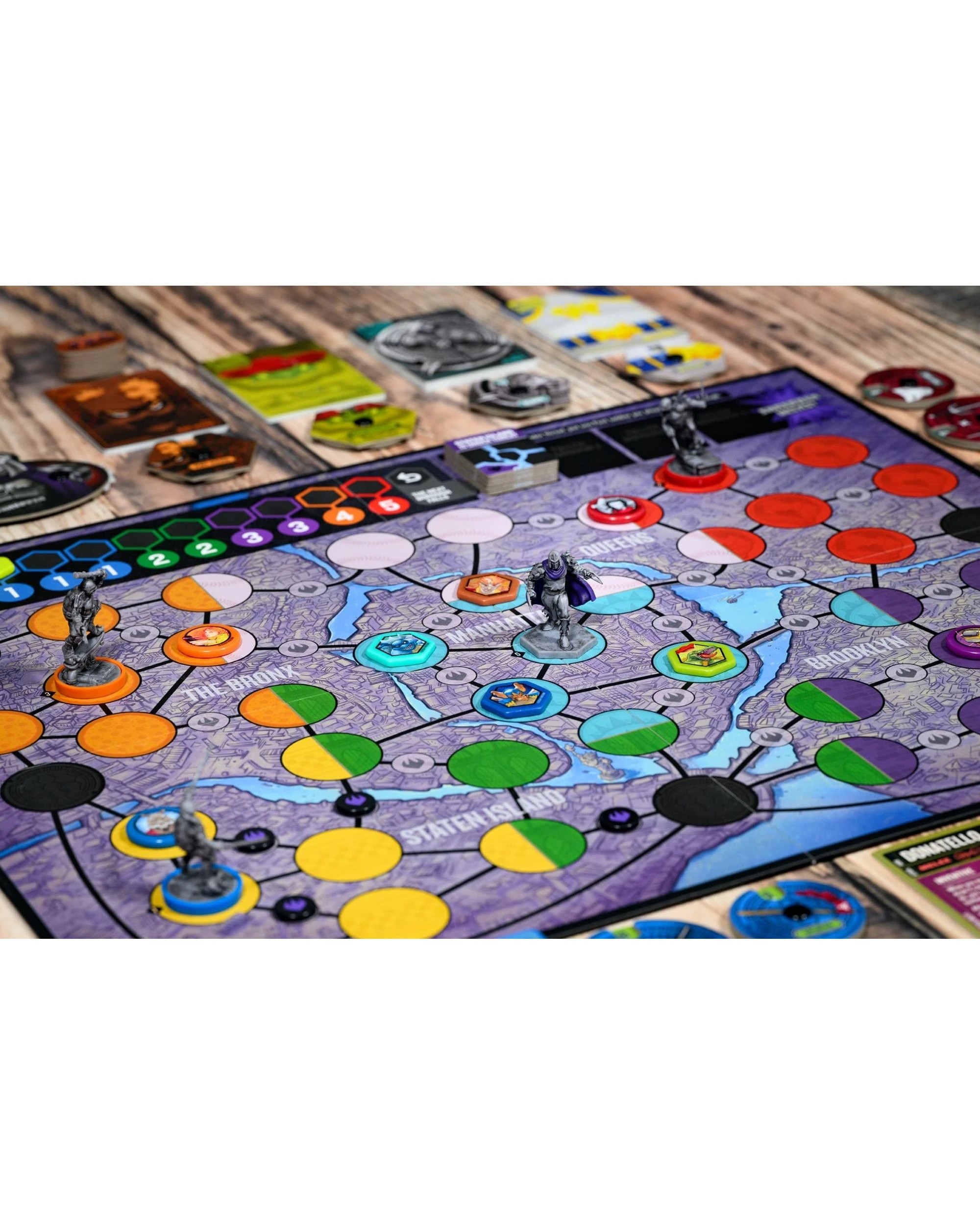 8 Unmatched Adventures: Teenage Mutant Ninja Turtles Pizza-Rama Edition Board Game, 8 of 10