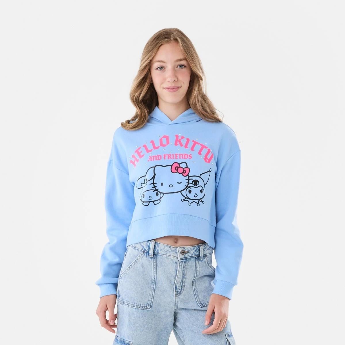 1 Hello Kitty and Friends License Cropped Hoodie Hellokitty, 1 of 8