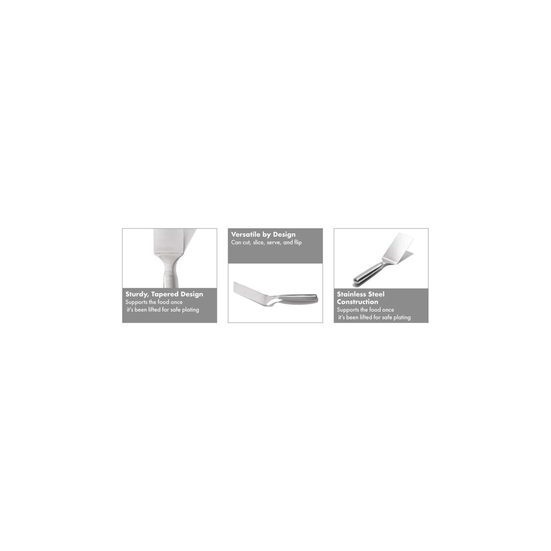 6 Oxo Lasagne Server 27.31cm Stainless Steel Serving Utensil Angled Handle
 - Silver, 6 of 9