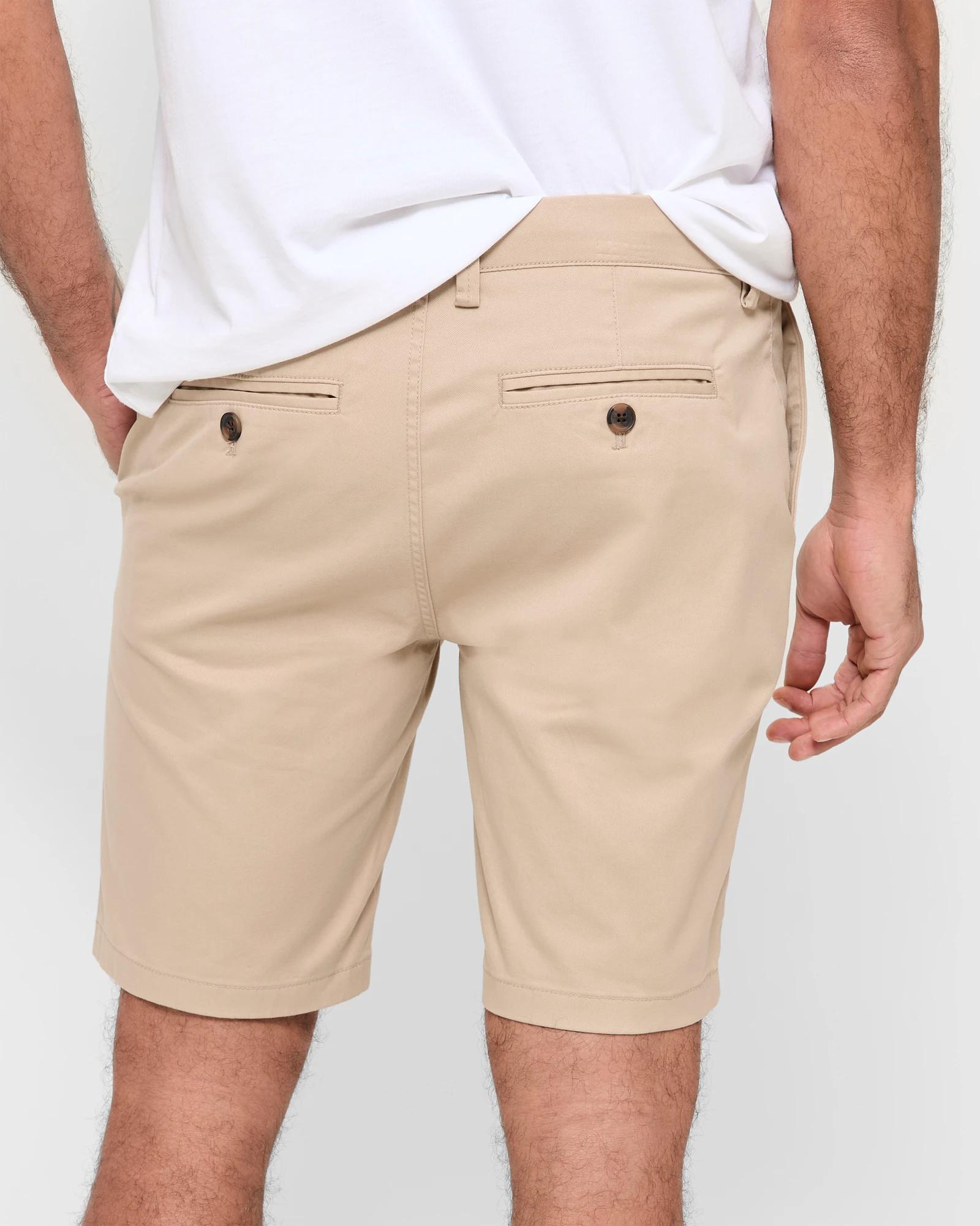 4 Target Man Australian Cotton Slim Chino Shorts TAN, 4 of 5