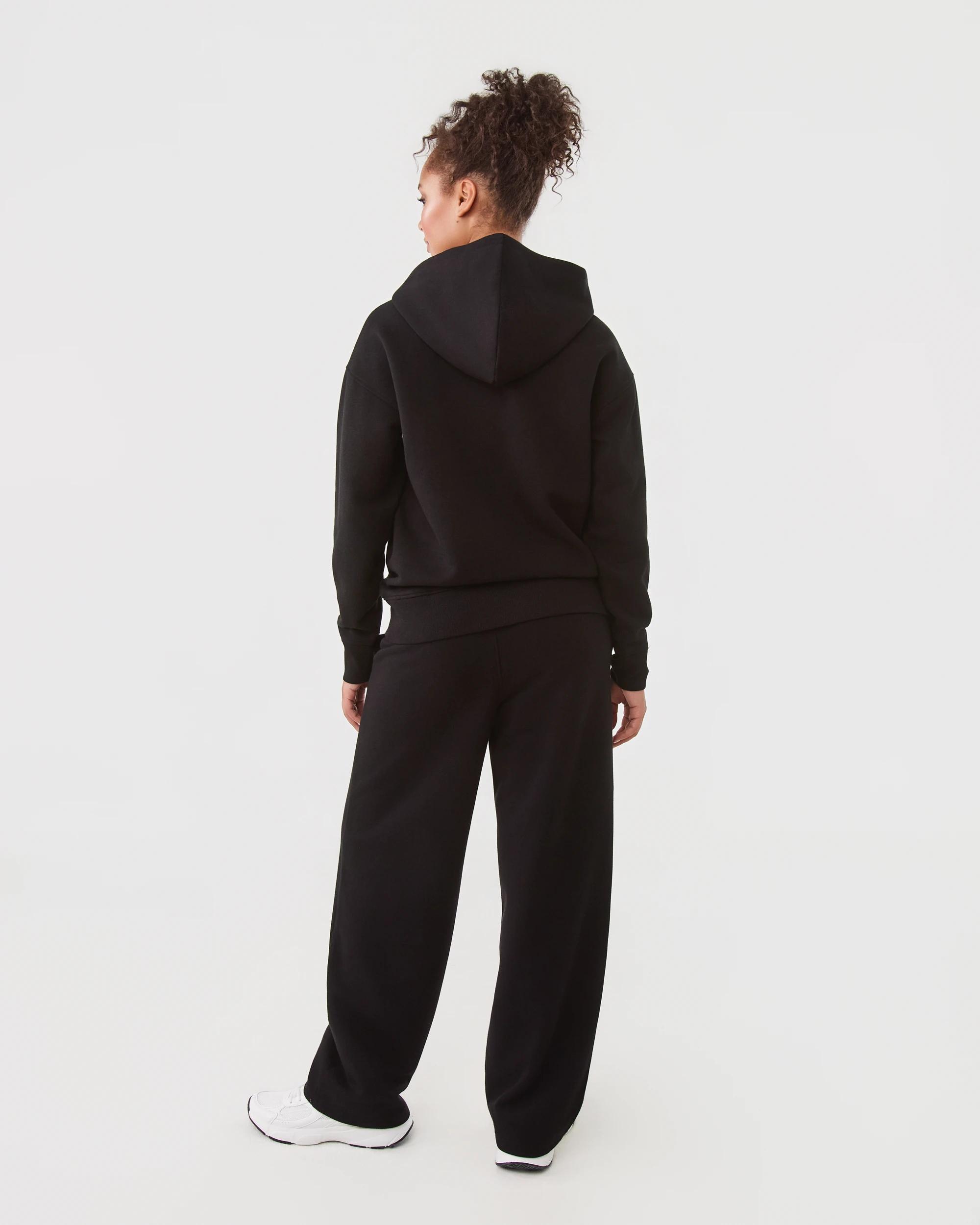 4 Active Womens Essential Straight Leg Trackpants Black, 4 of 6