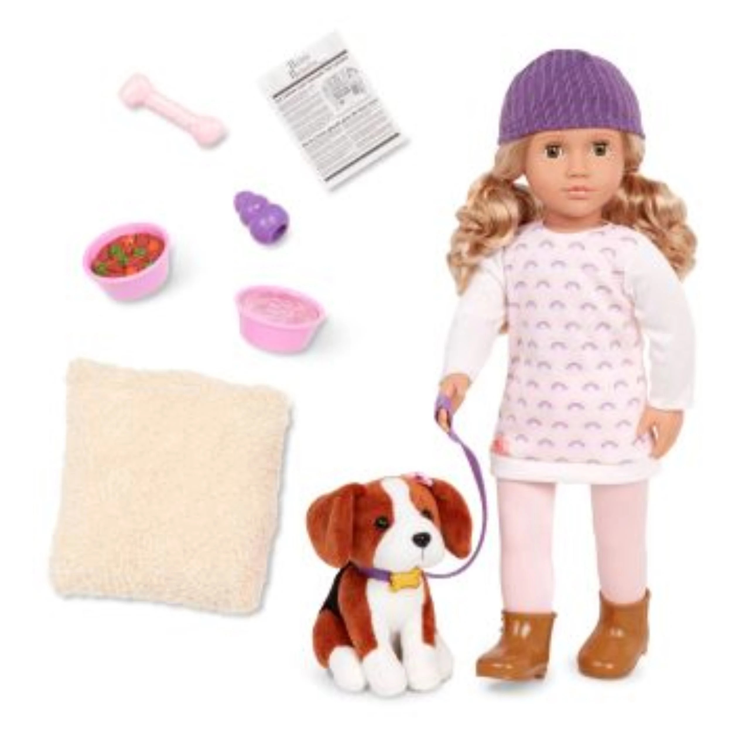 1 Our Generation Doll Ember with Pet Dog - Multi, 1 of 9