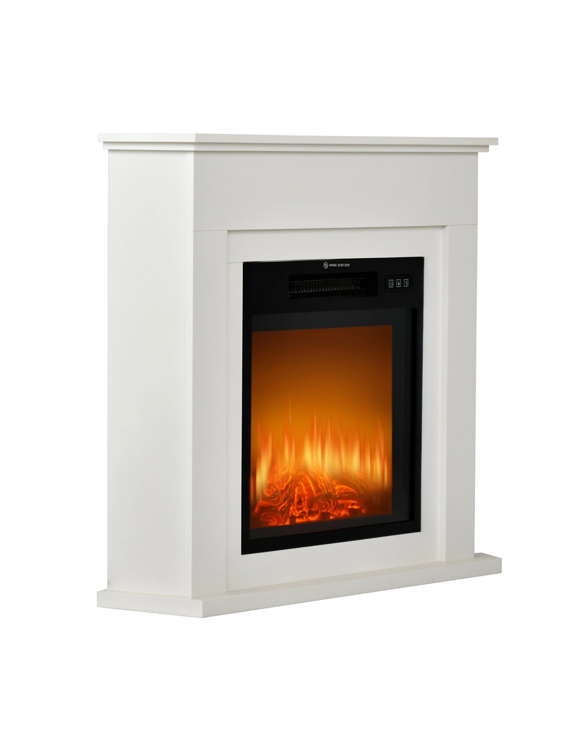 7 Advwin Electric Fireplace Freestanding Heater TV Stand with Mantel 3D Flame 3-speeds - White, 7 of 7