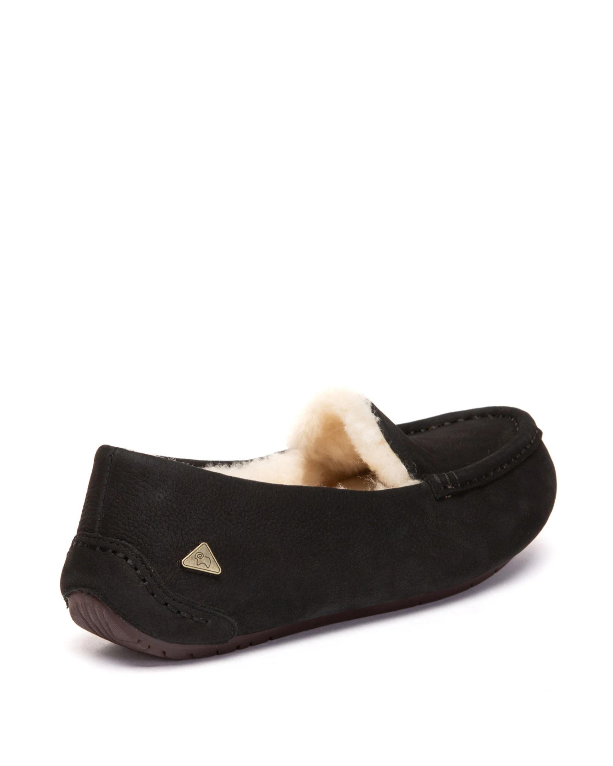 3 Everau Womens Pielet Moccasins BLACK, 3 of 5