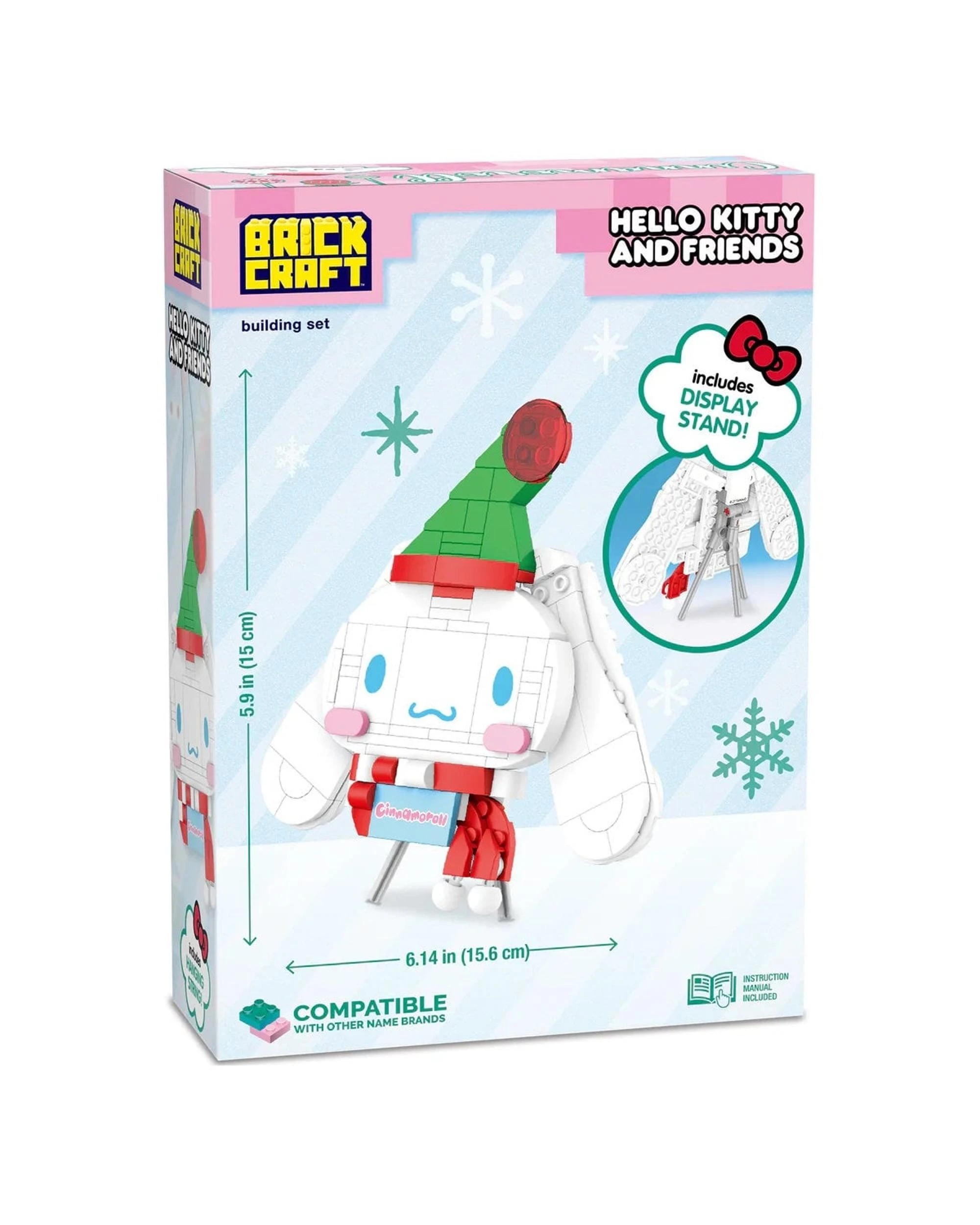 3 Brickcraft Hello Kitty and Friends Cinnamoroll Decoration Building Set 152 Pieces, 3 of 7