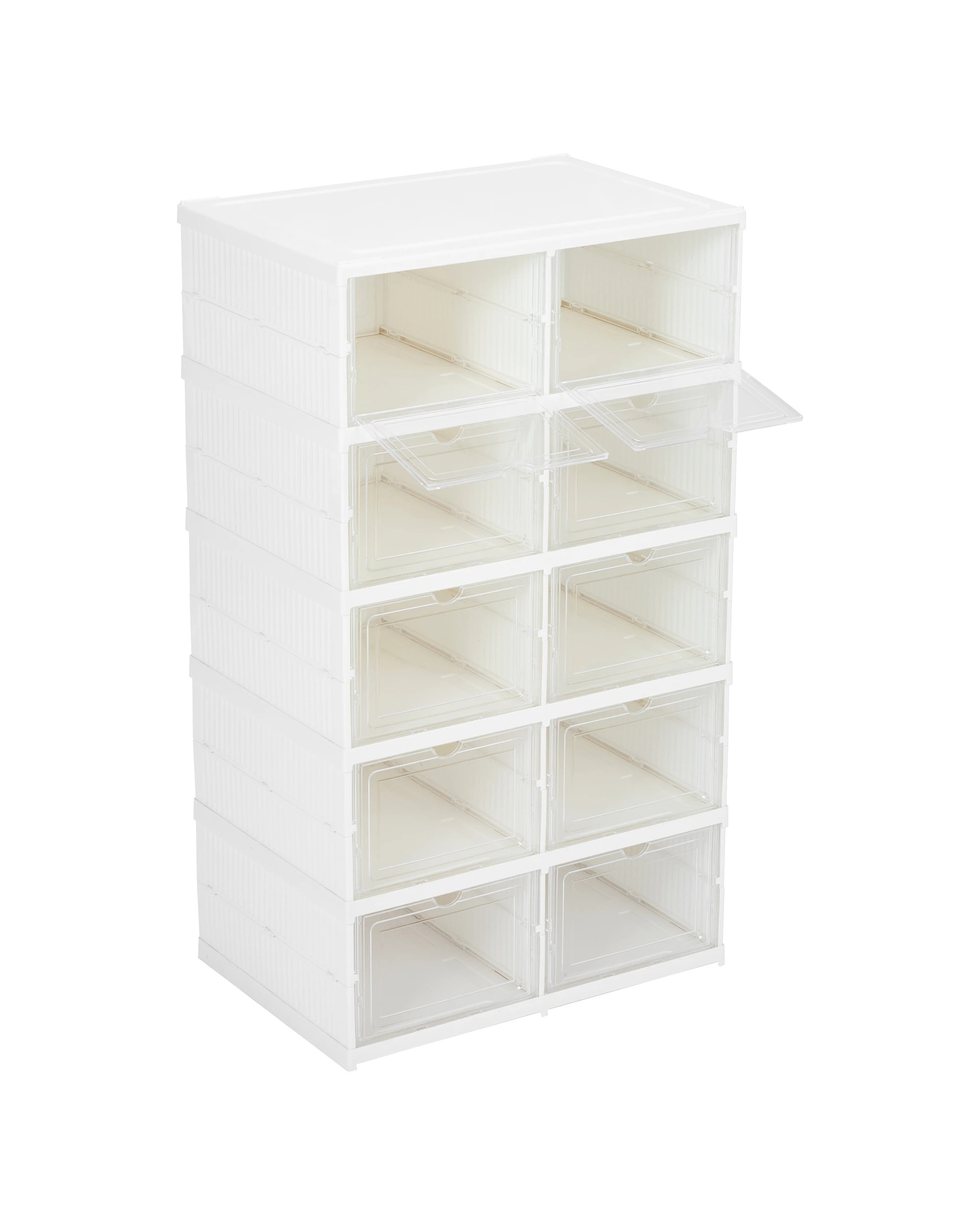 7 10 Tier Collapsible Shoe Box, 7 of 9